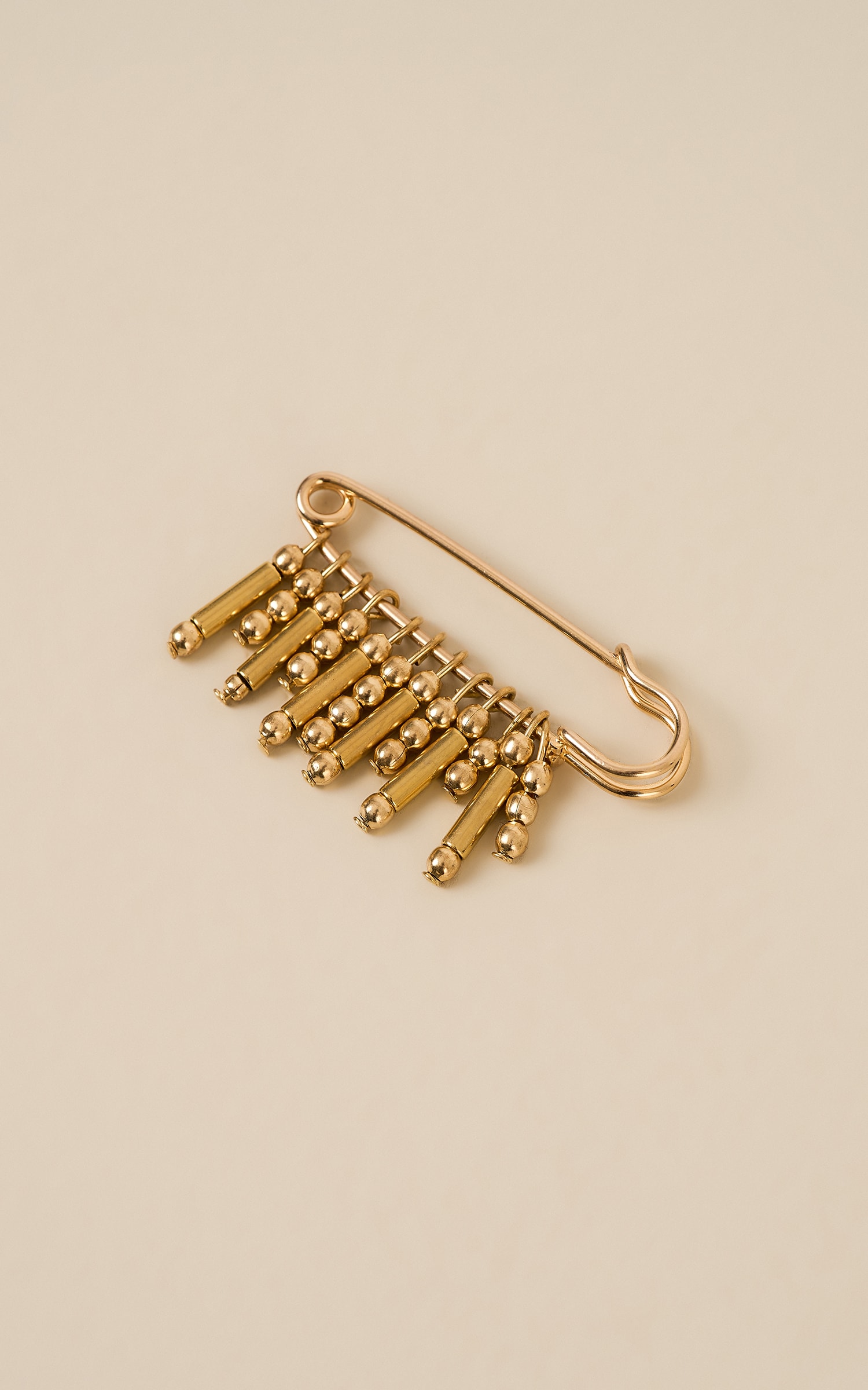 Alfinete Pingente Fuell Dourado