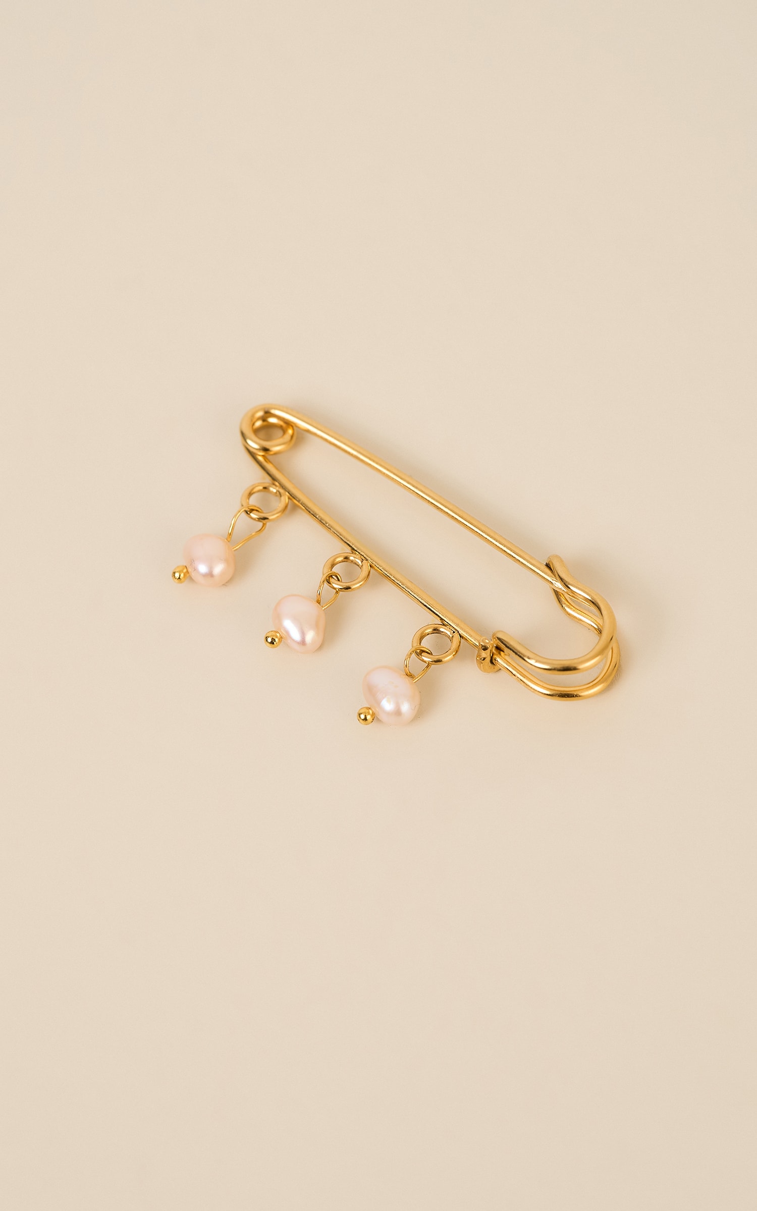 Alfinete Pingentes Pin Perola Dourado