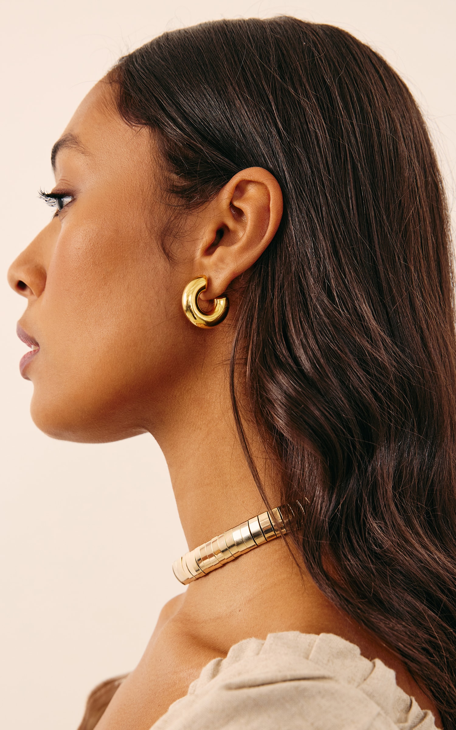 Argola Miniatura Dourado