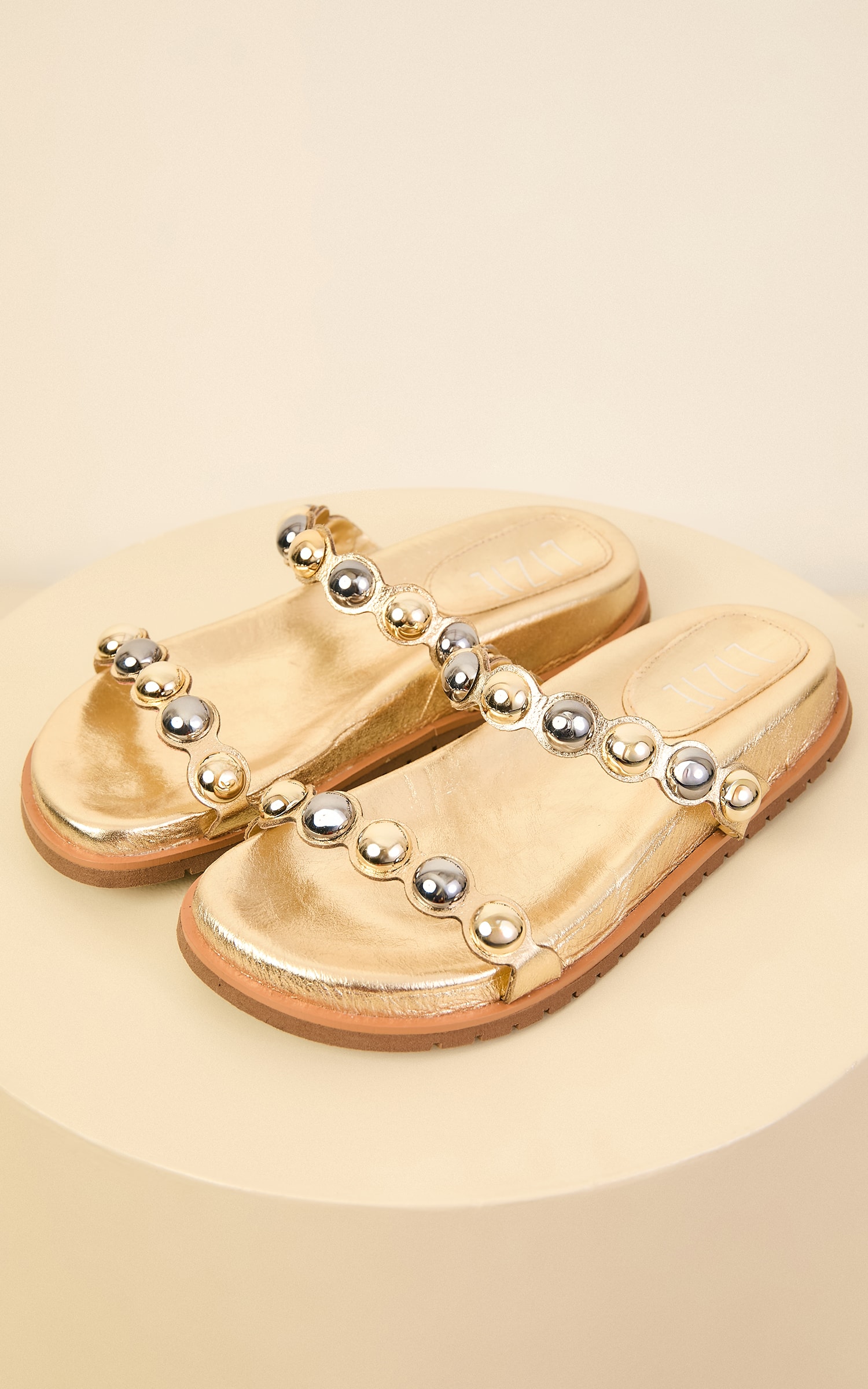 Birken Couro Taxas Dourado