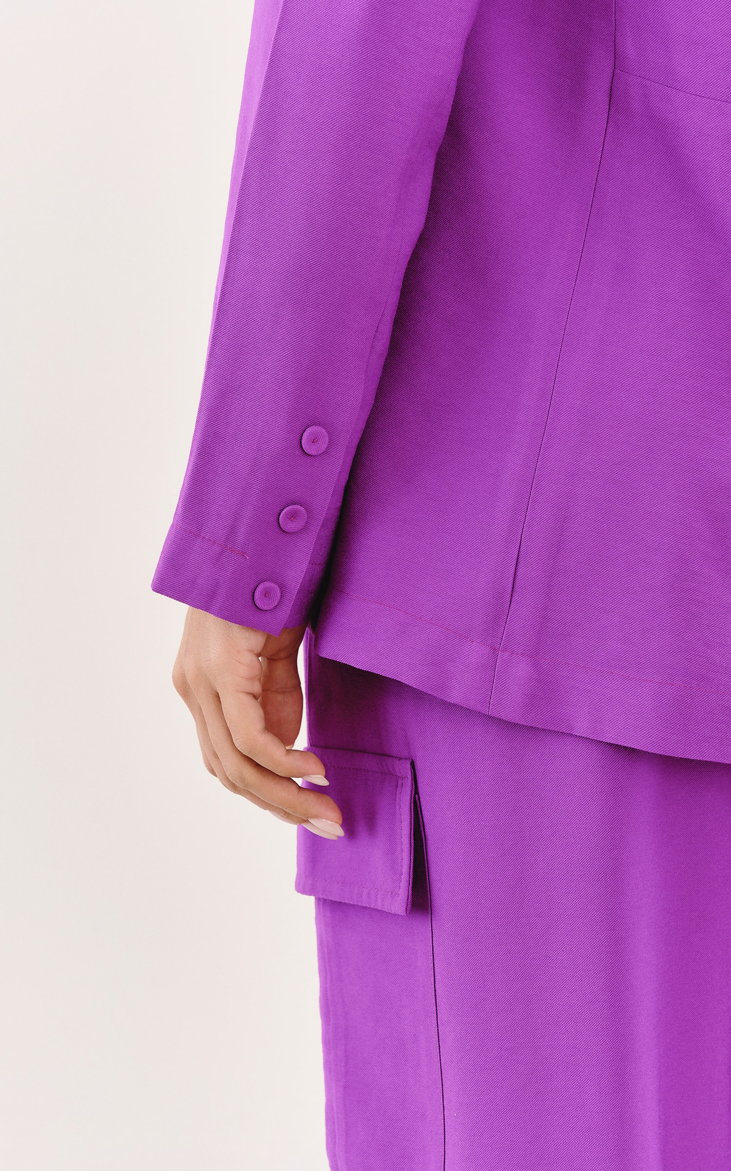 Blazer Abrigo Roxo
