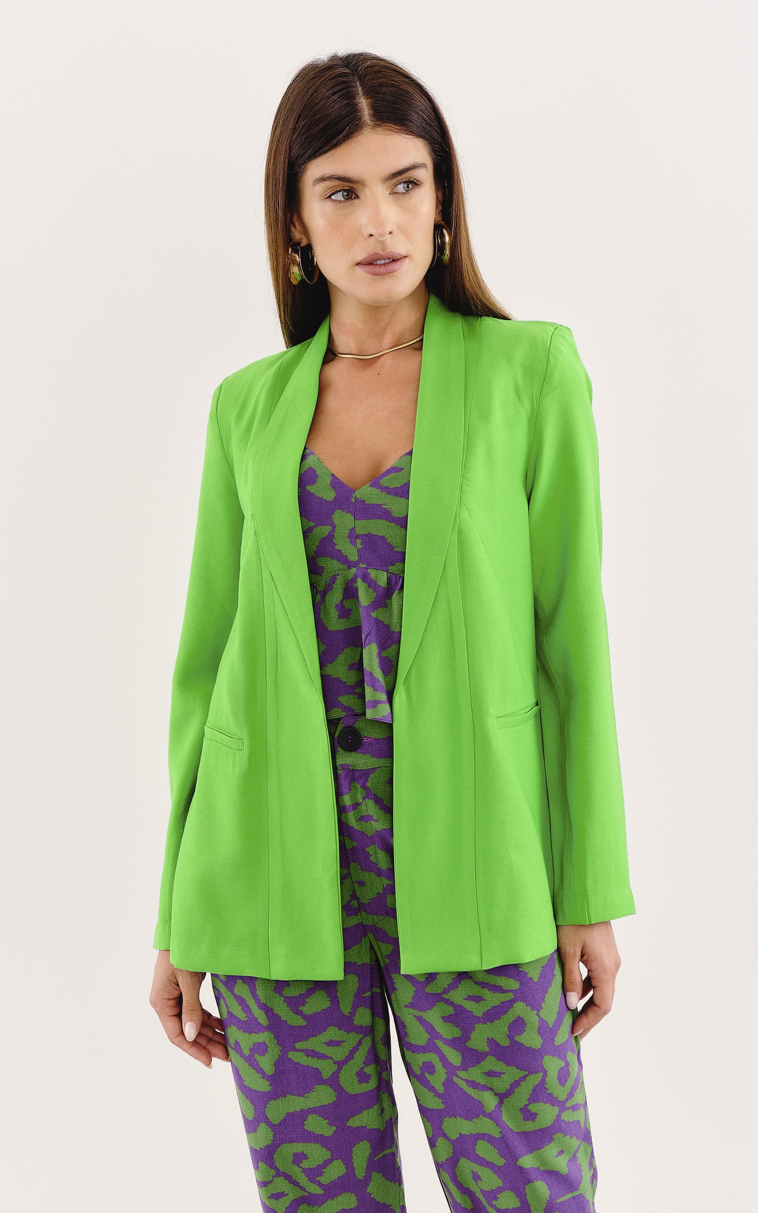 Blazer Abrigo Verde