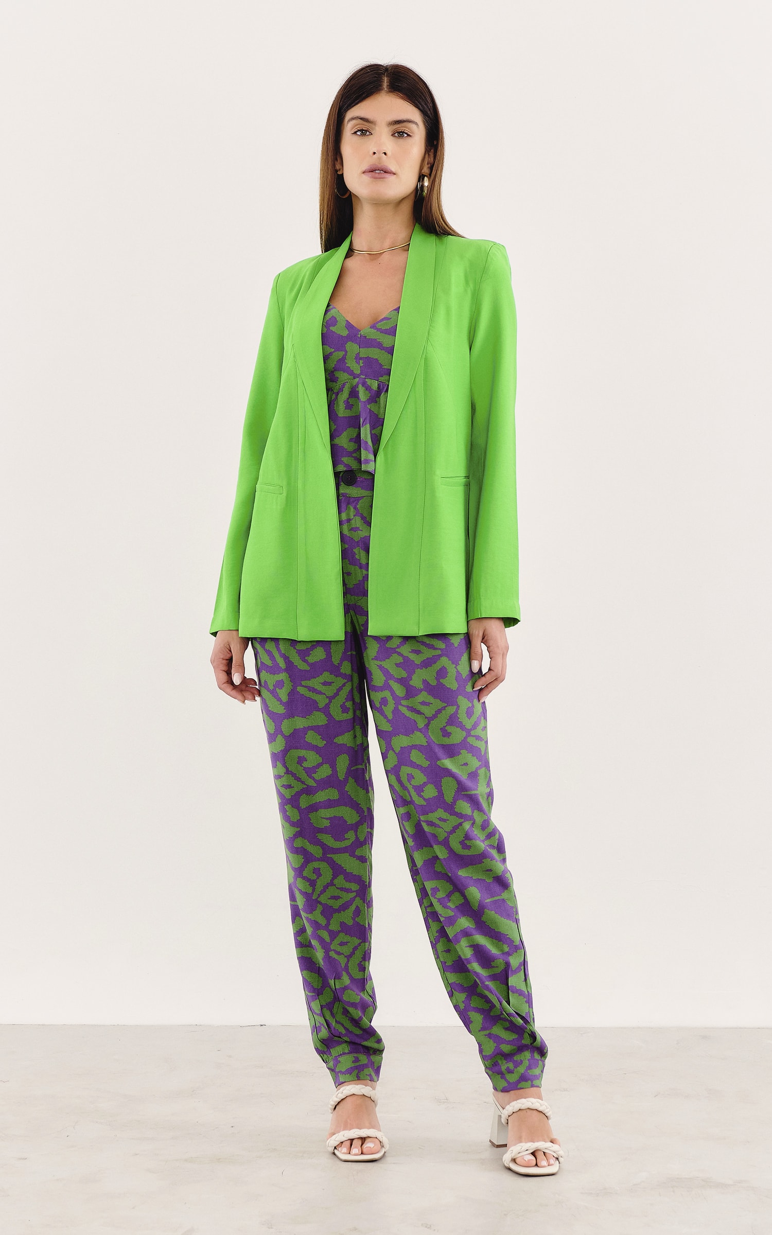 Blazer Abrigo Verde