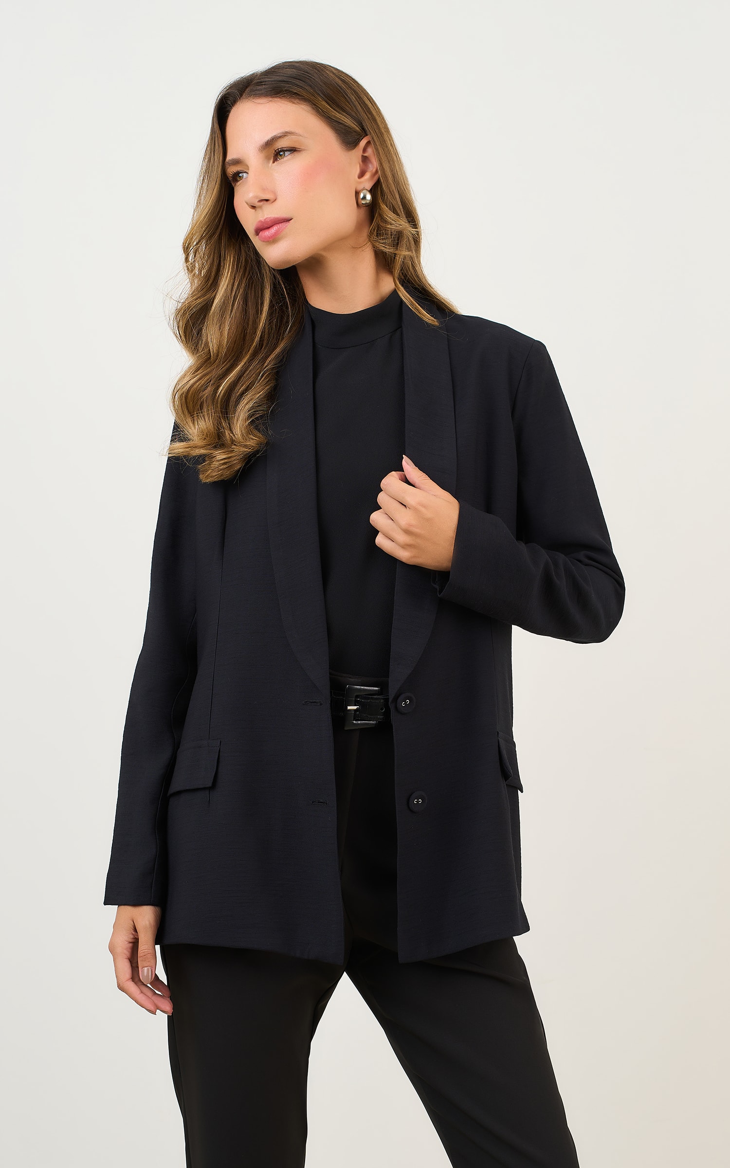 Blazer Alfaiataria Preto
