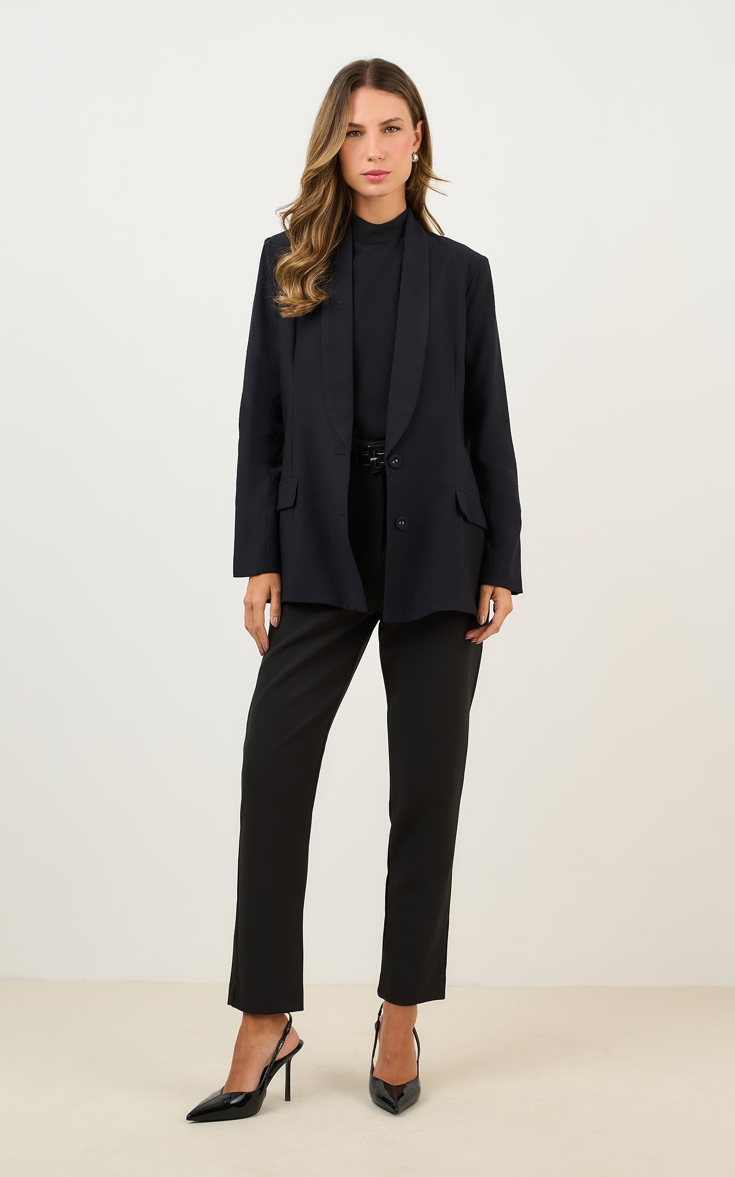 Blazer Alfaiataria Preto