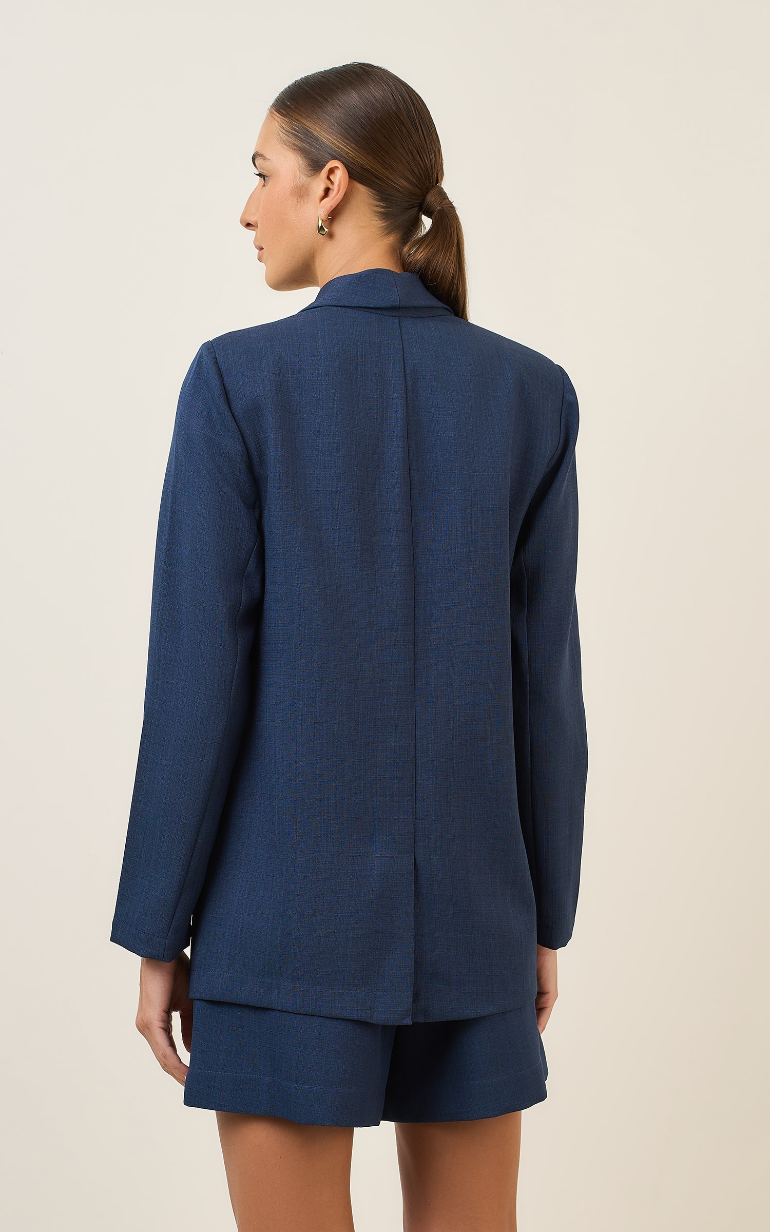 Blazer Basic Mosaic Marinho