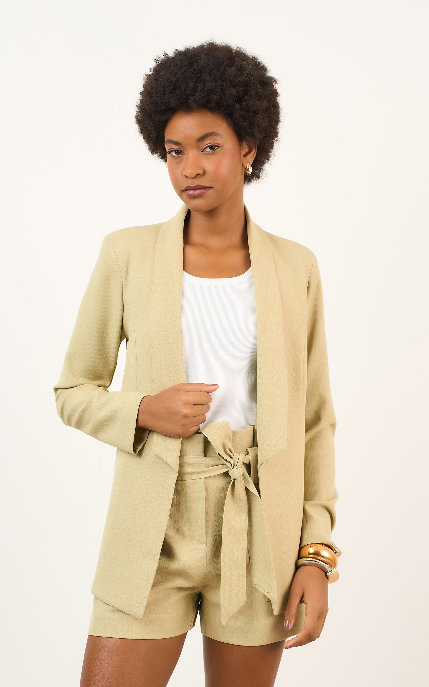 Blazer Basic Street Cha Verde