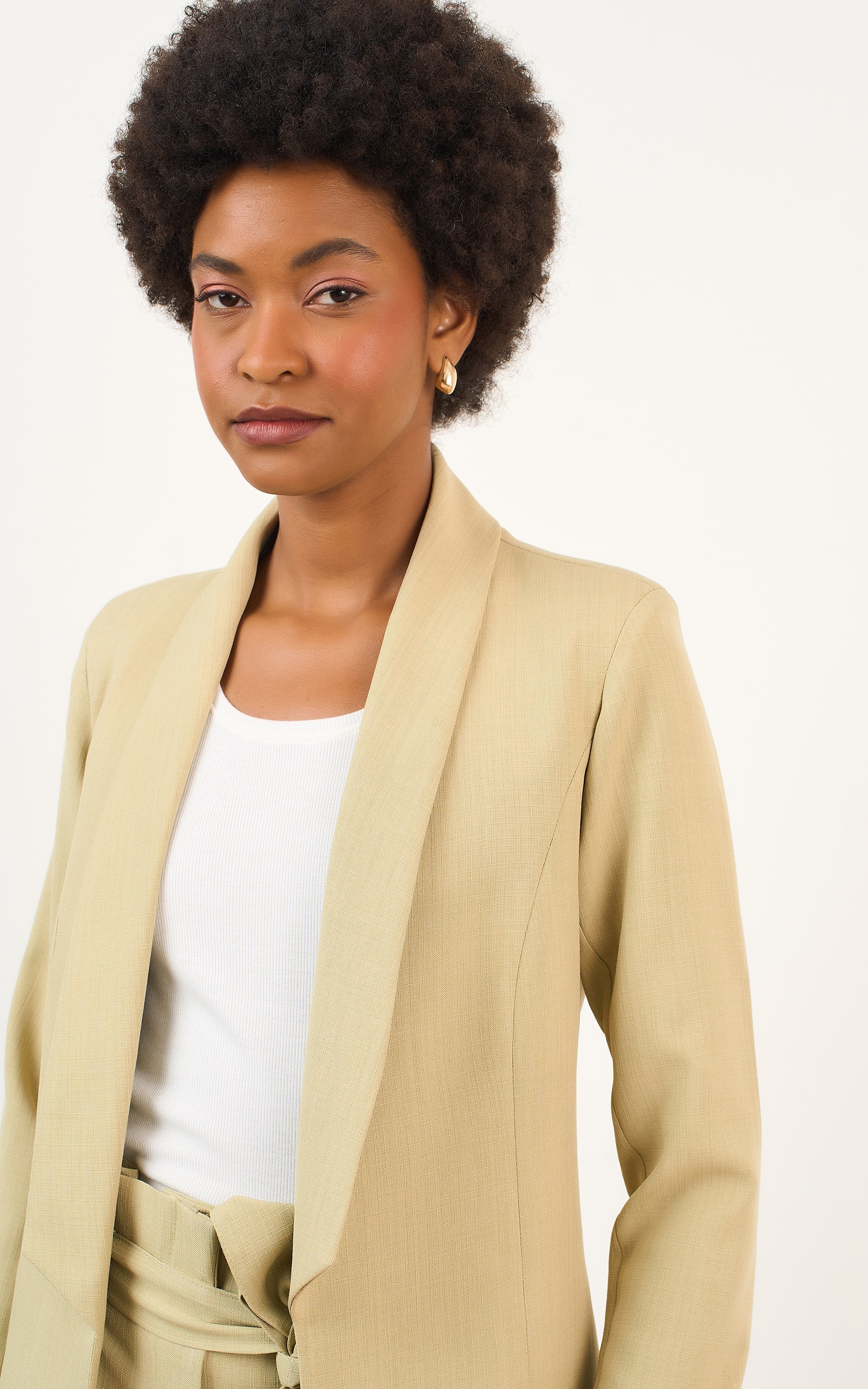 Blazer Basic Street Cha Verde