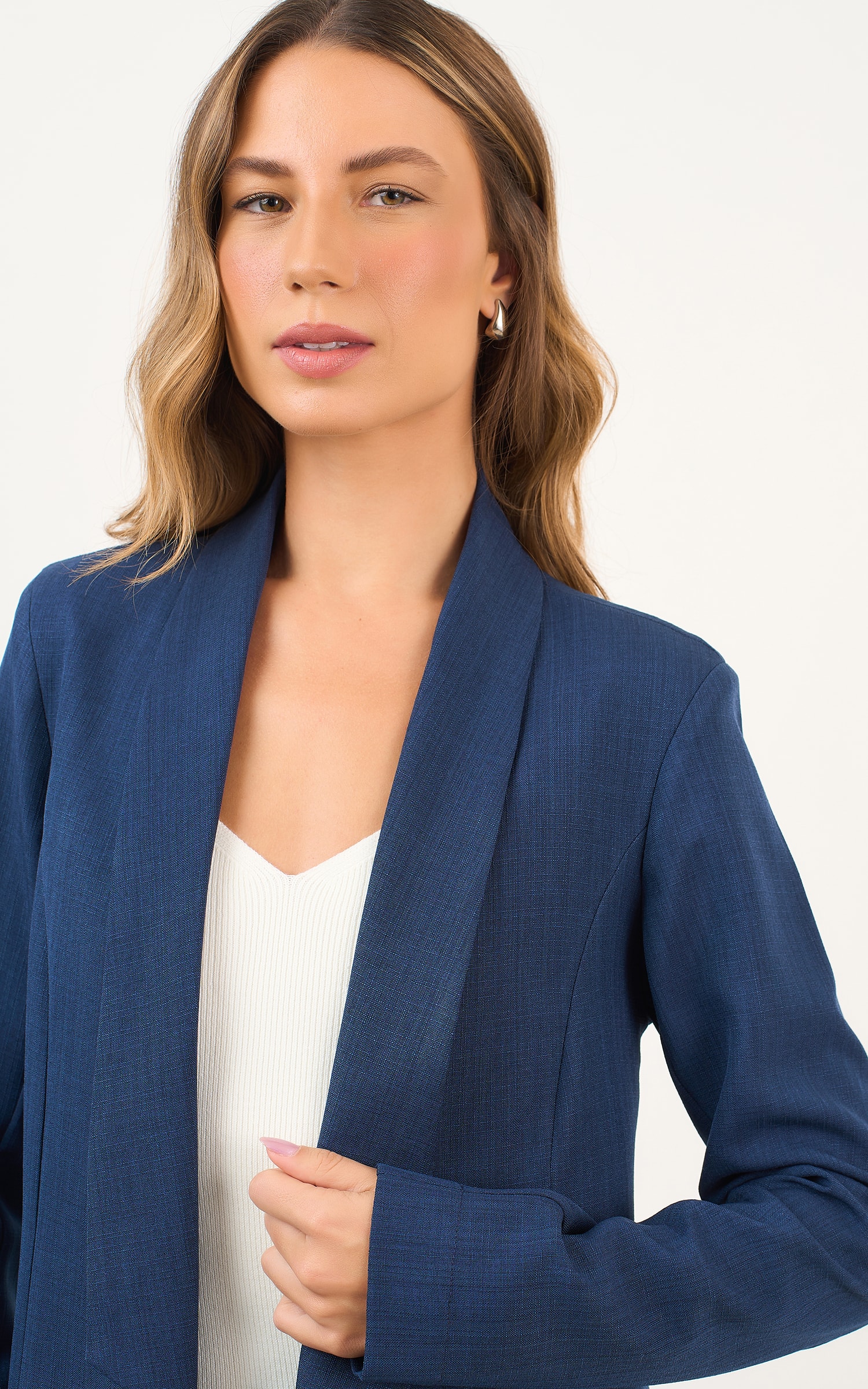 Blazer Basic Street Marinho