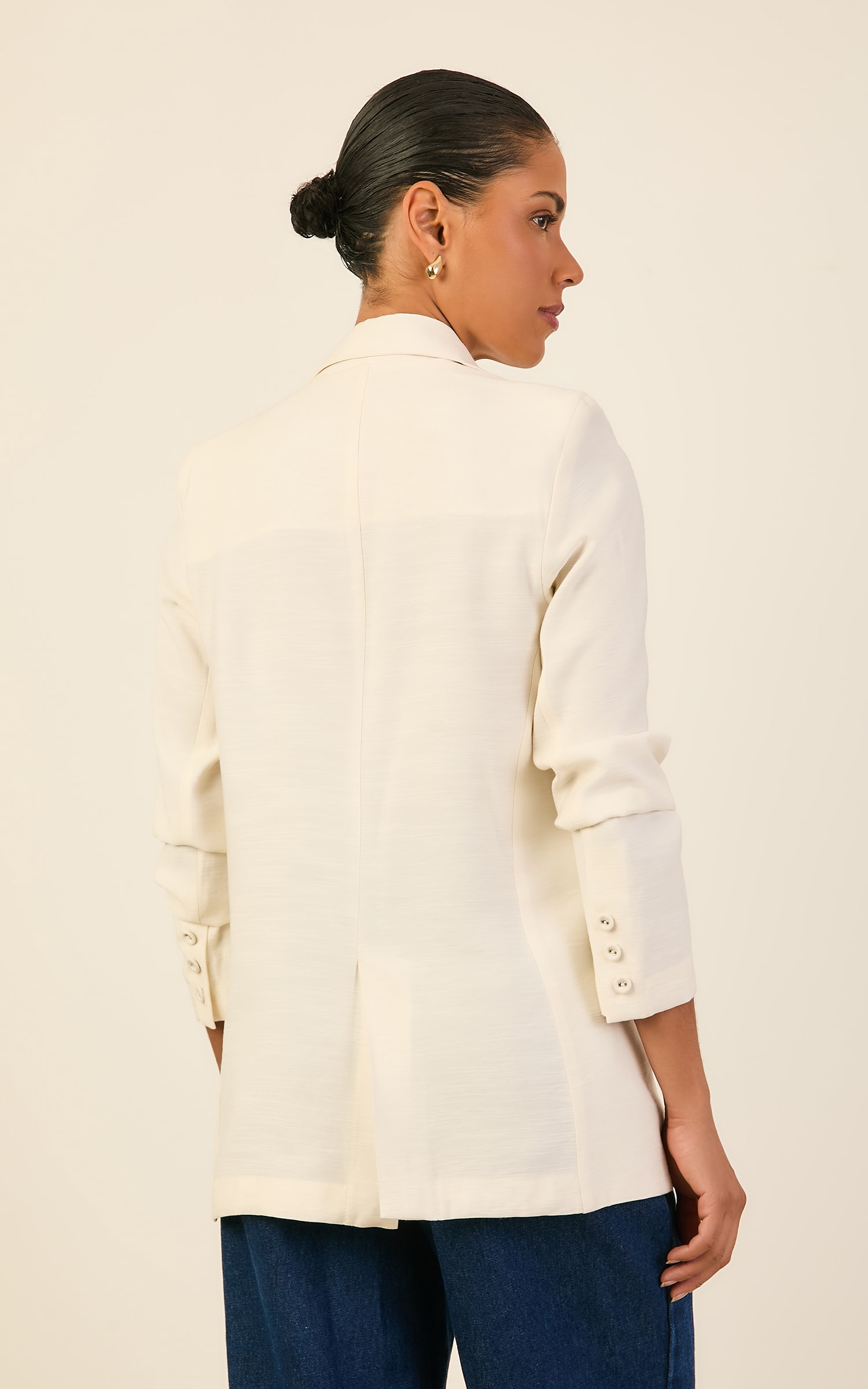 Blazer Botoes Icone Off White