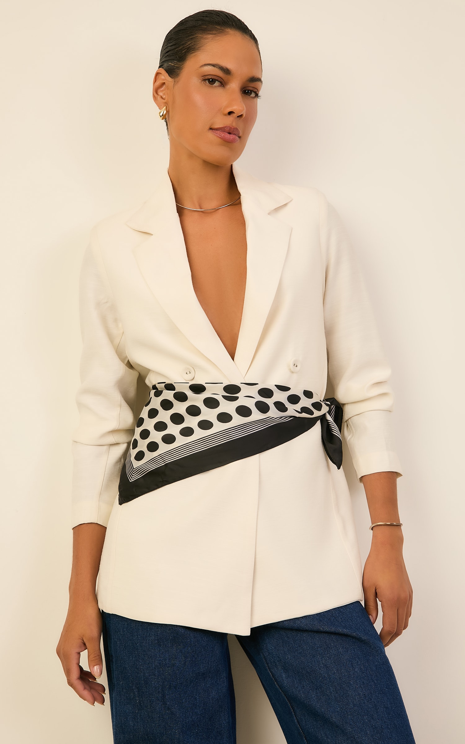 Blazer Botoes Icone Off White
