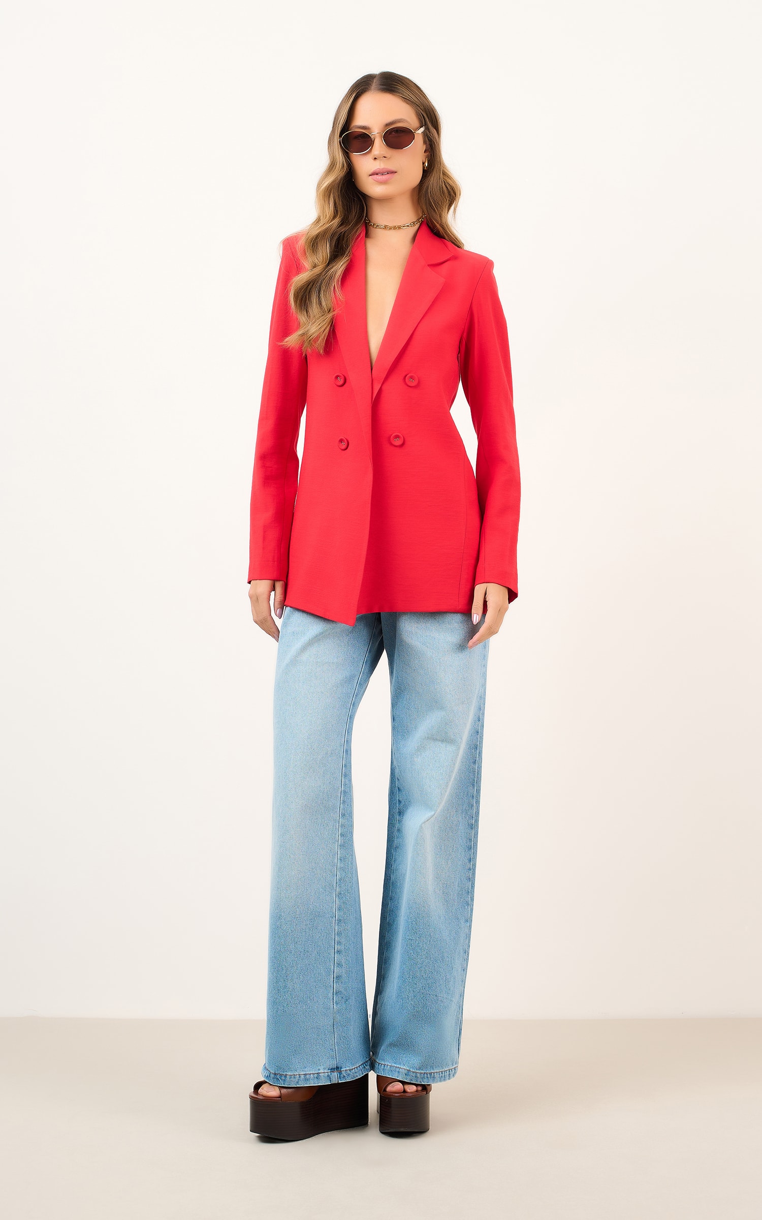 Blazer Botoes Icone Vermelho