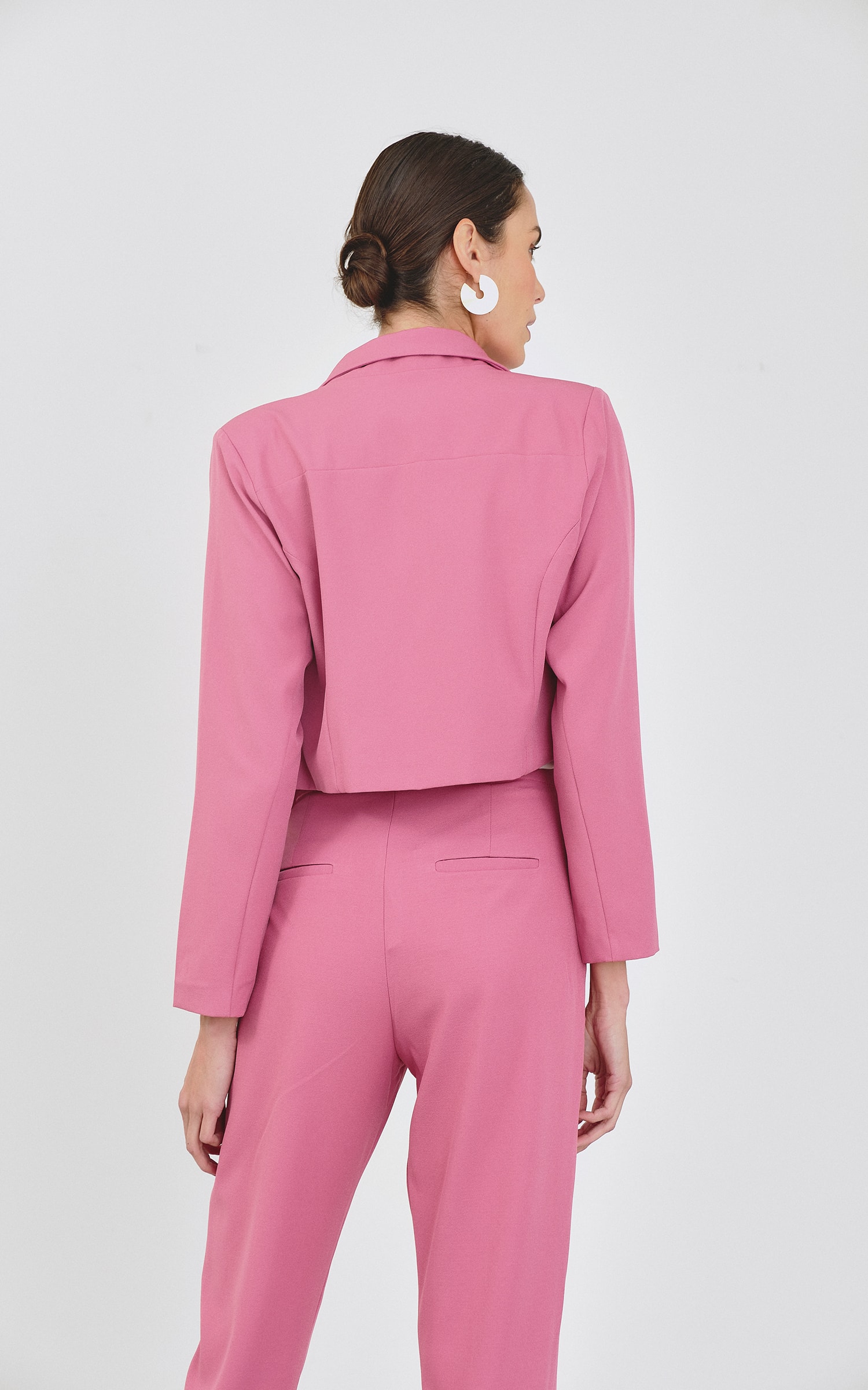 Blazer Crop Morena Rosé