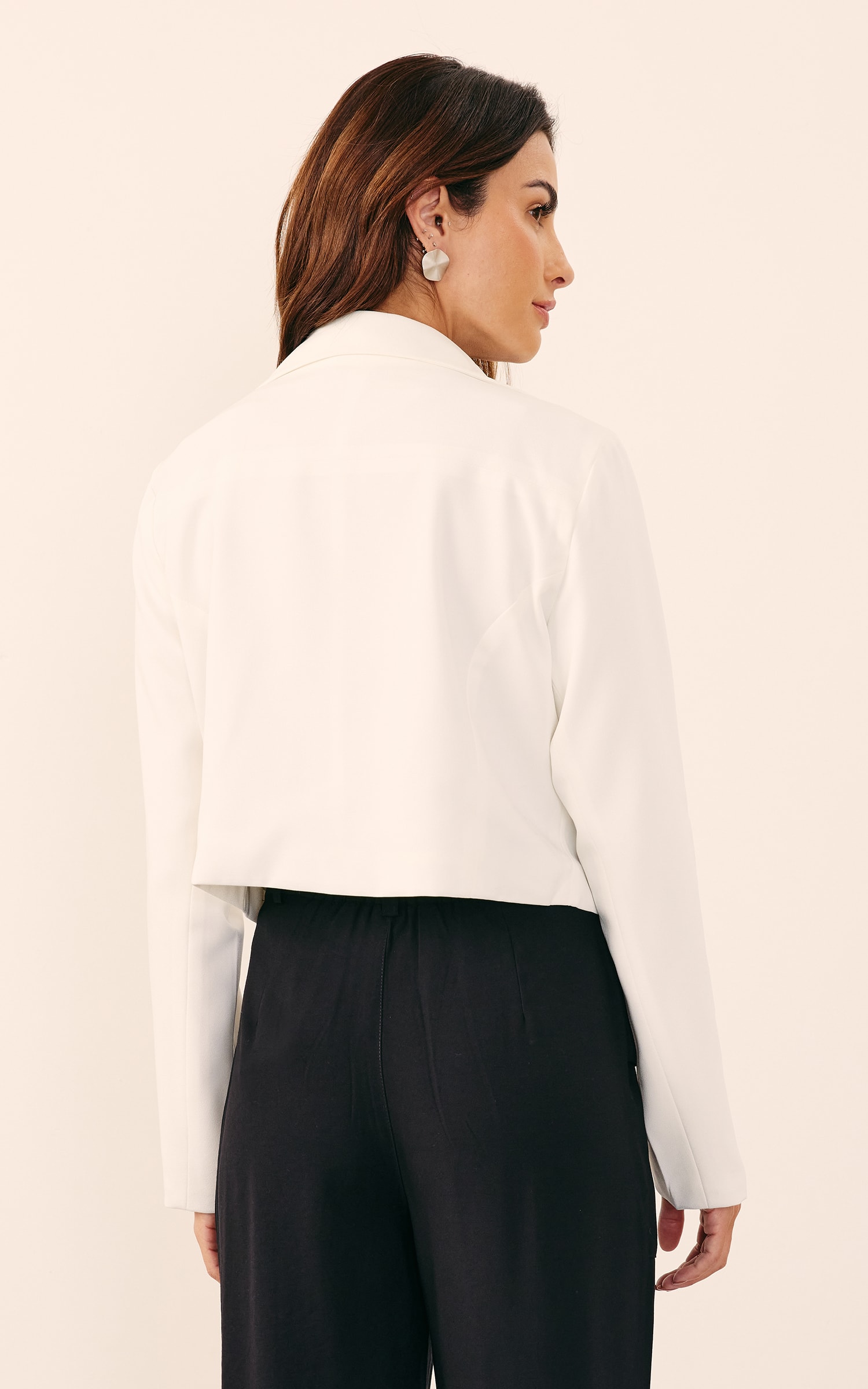 Blazer Cropped Branco