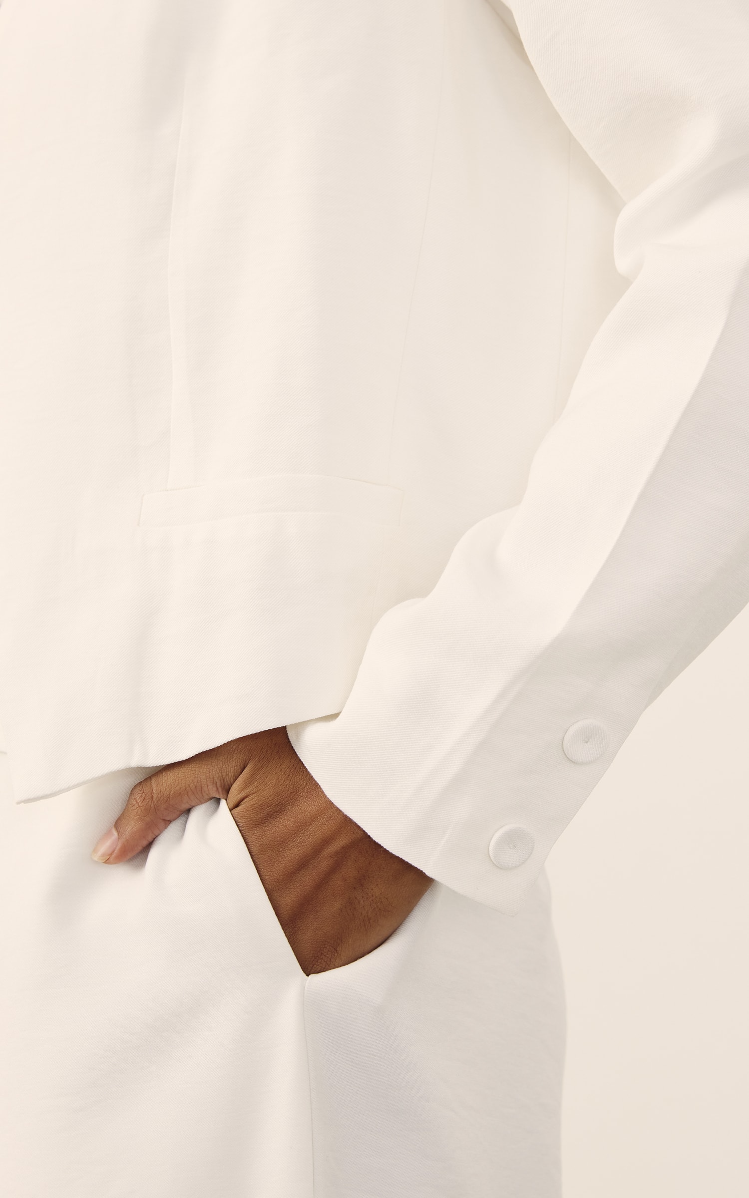 Blazer Cropped Mind Off White