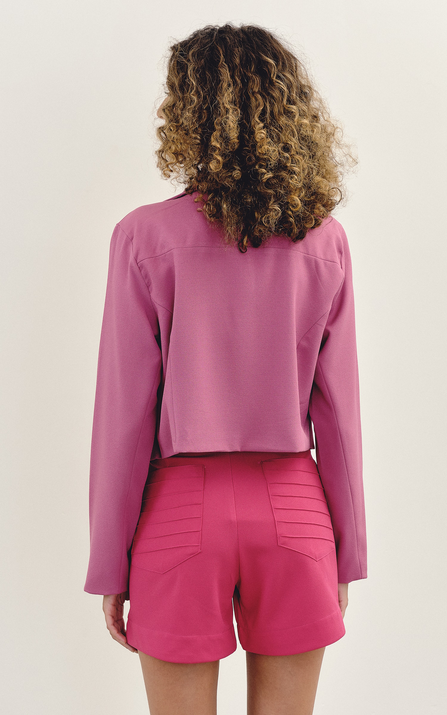 Blazer Cropped Rosé