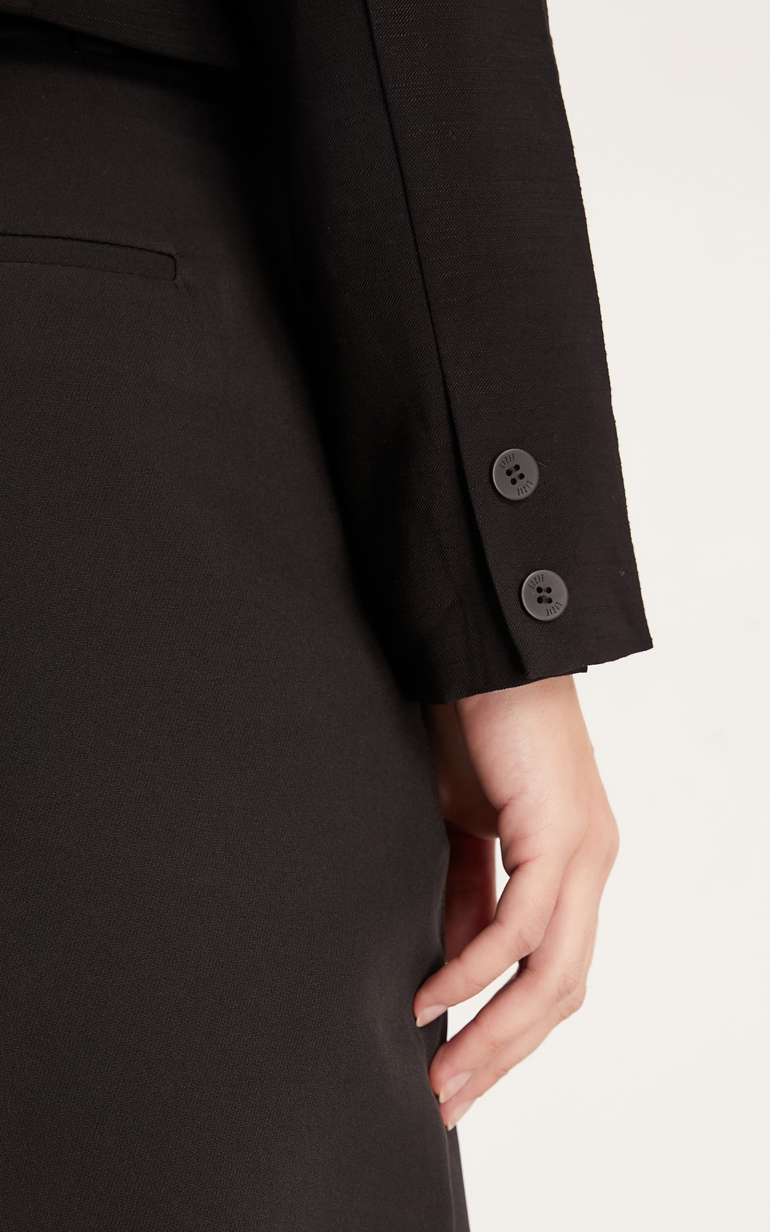 Blazer Cropped Semear Preto