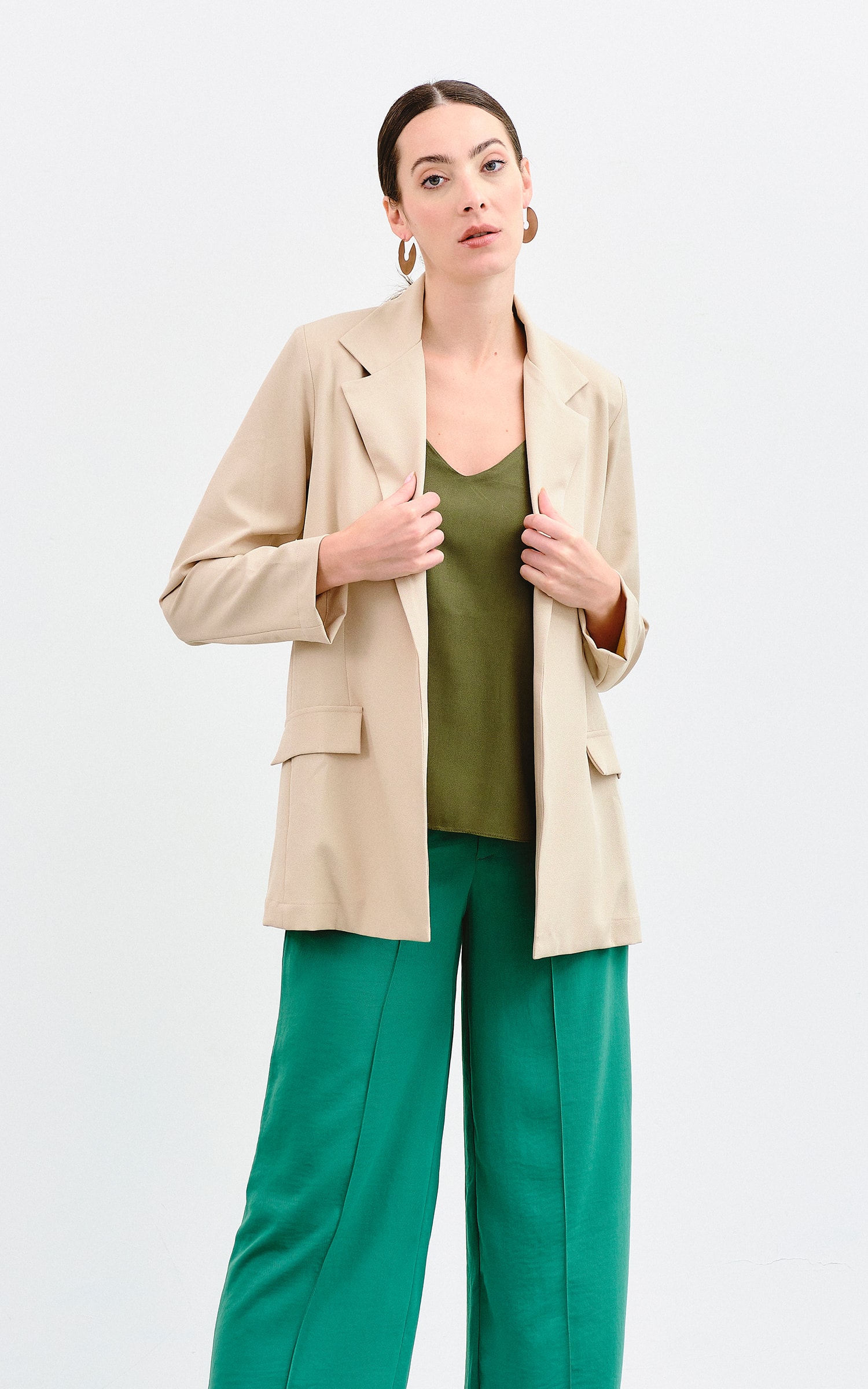 Blazer Festa Bege