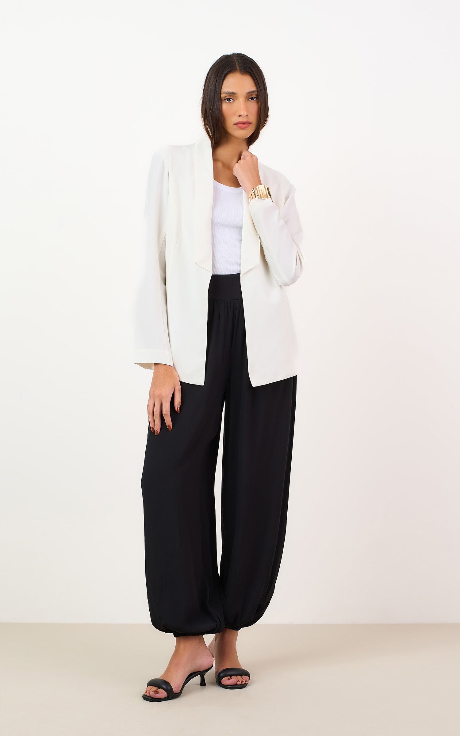 Blazer Gola Reta Off White