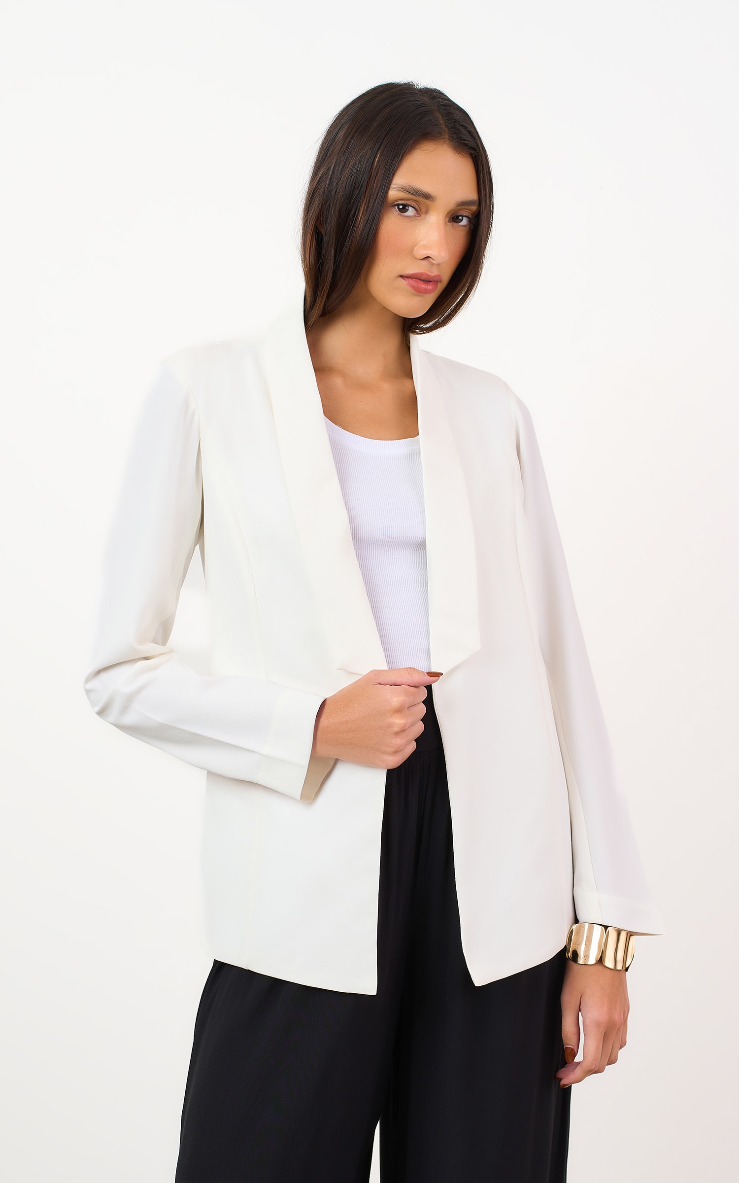 Blazer Gola Reta Off White