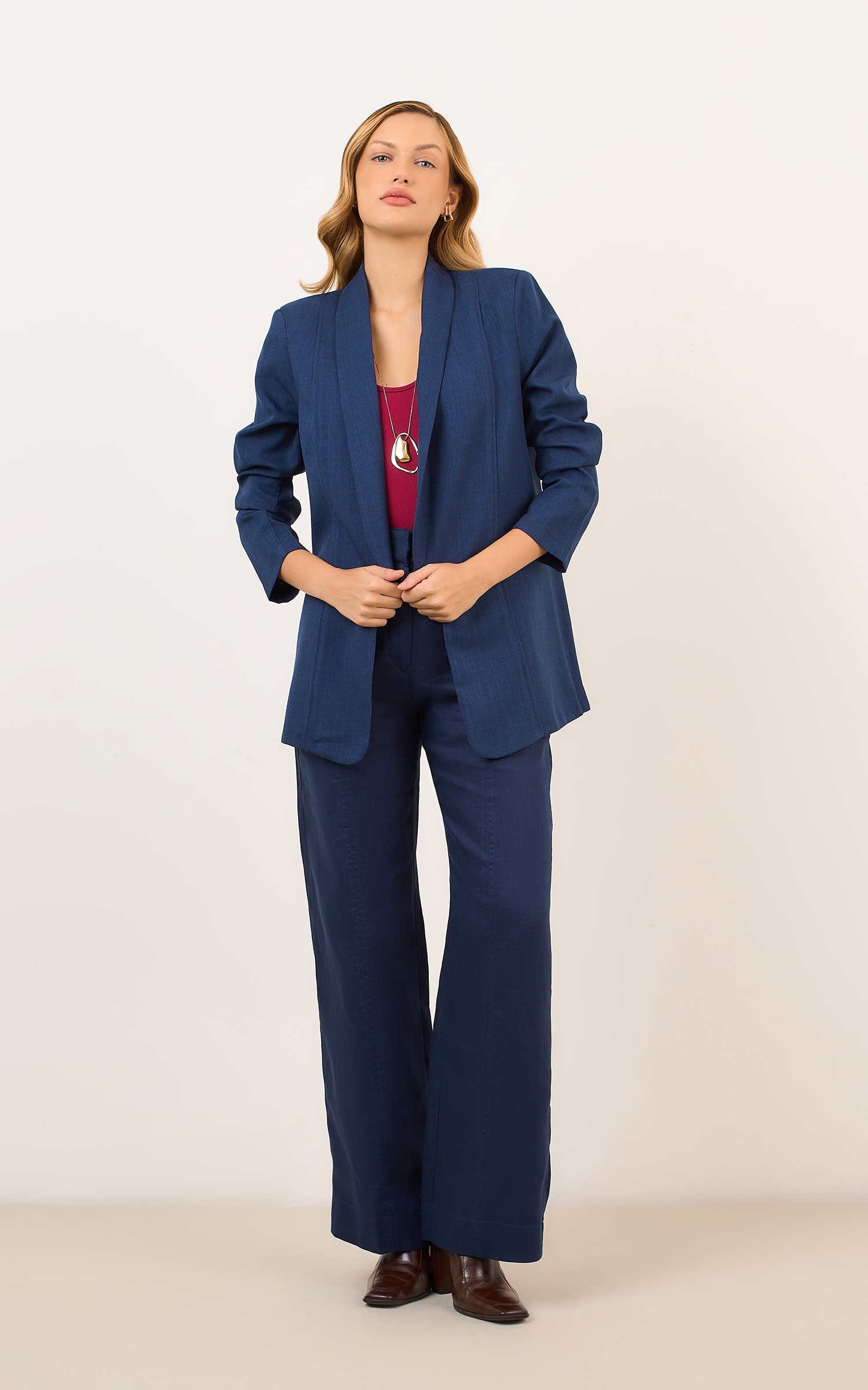 Blazer Graos Marinho
