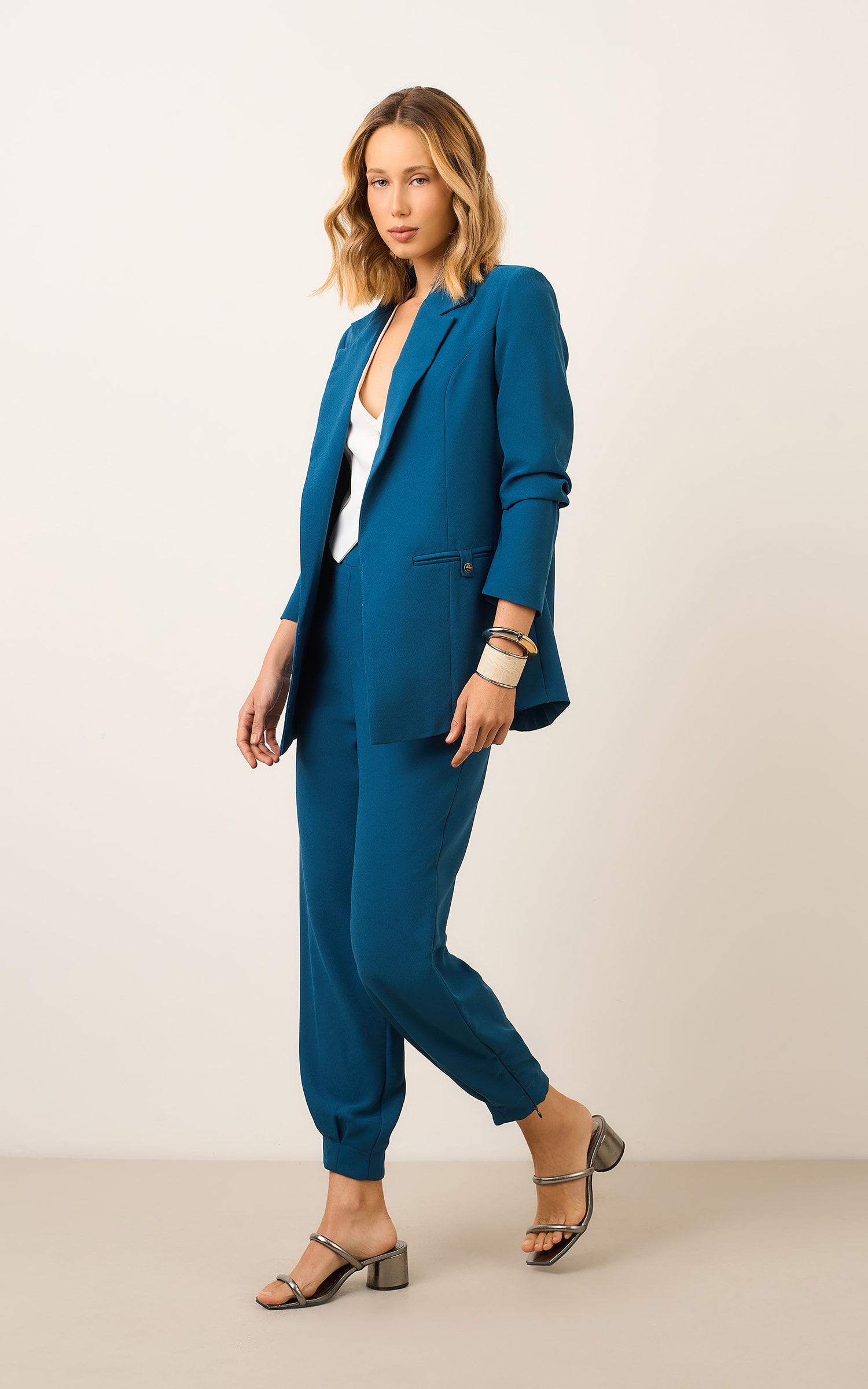 Blazer Guache Azul Petroleo