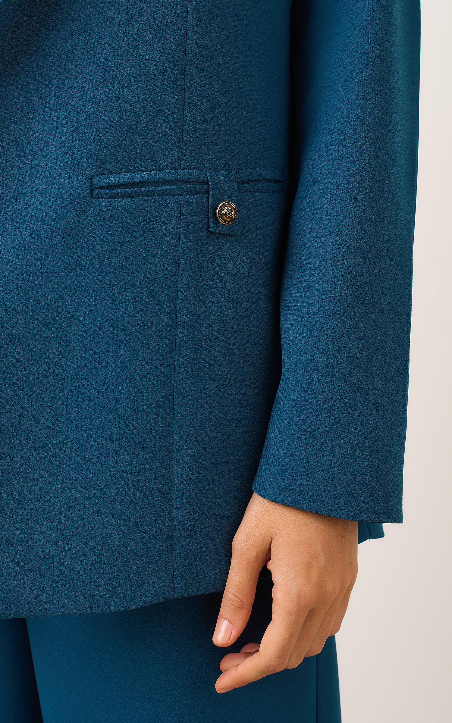 Blazer Guache Azul Petroleo
