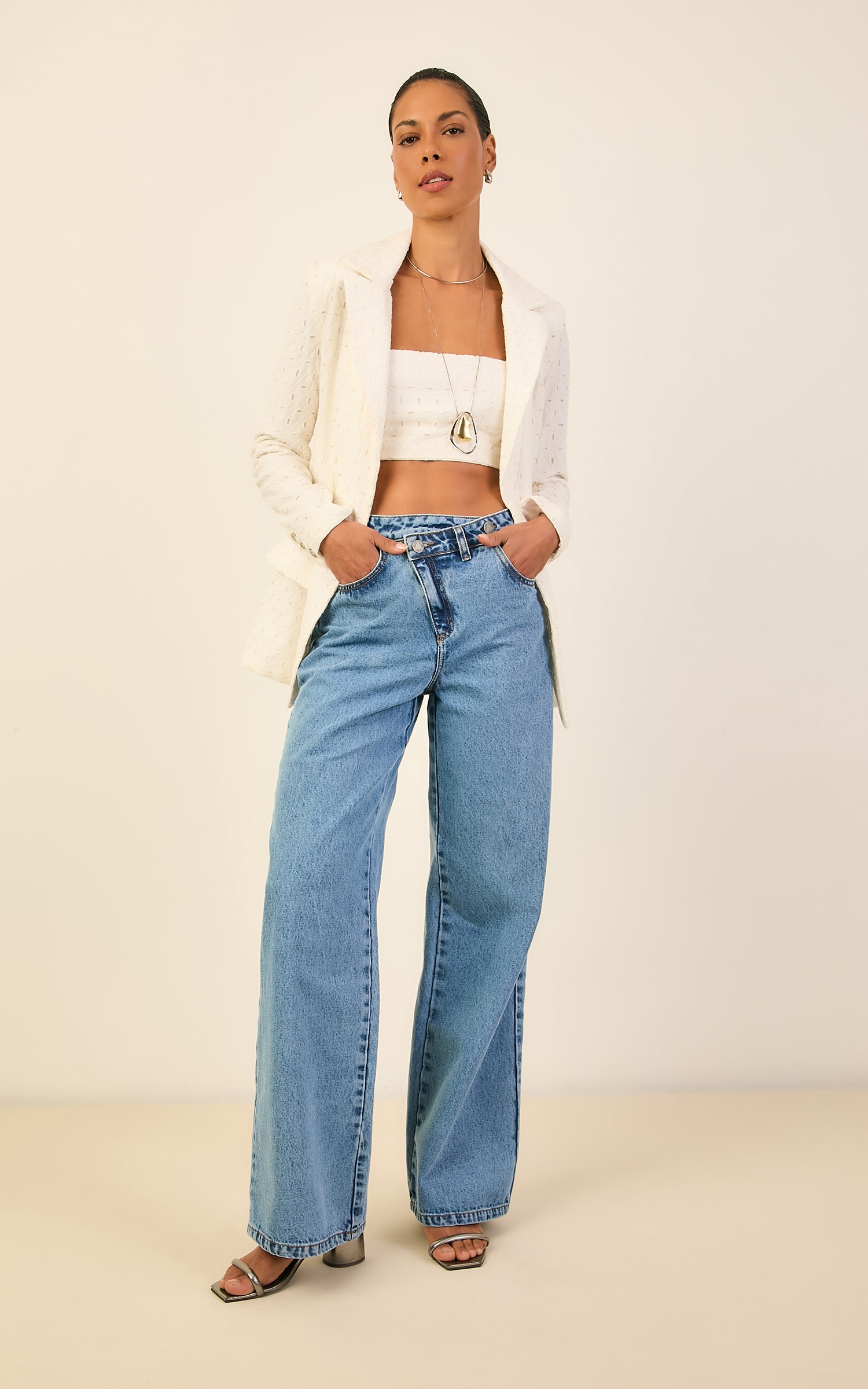 Blazer Laise Atelie Off White