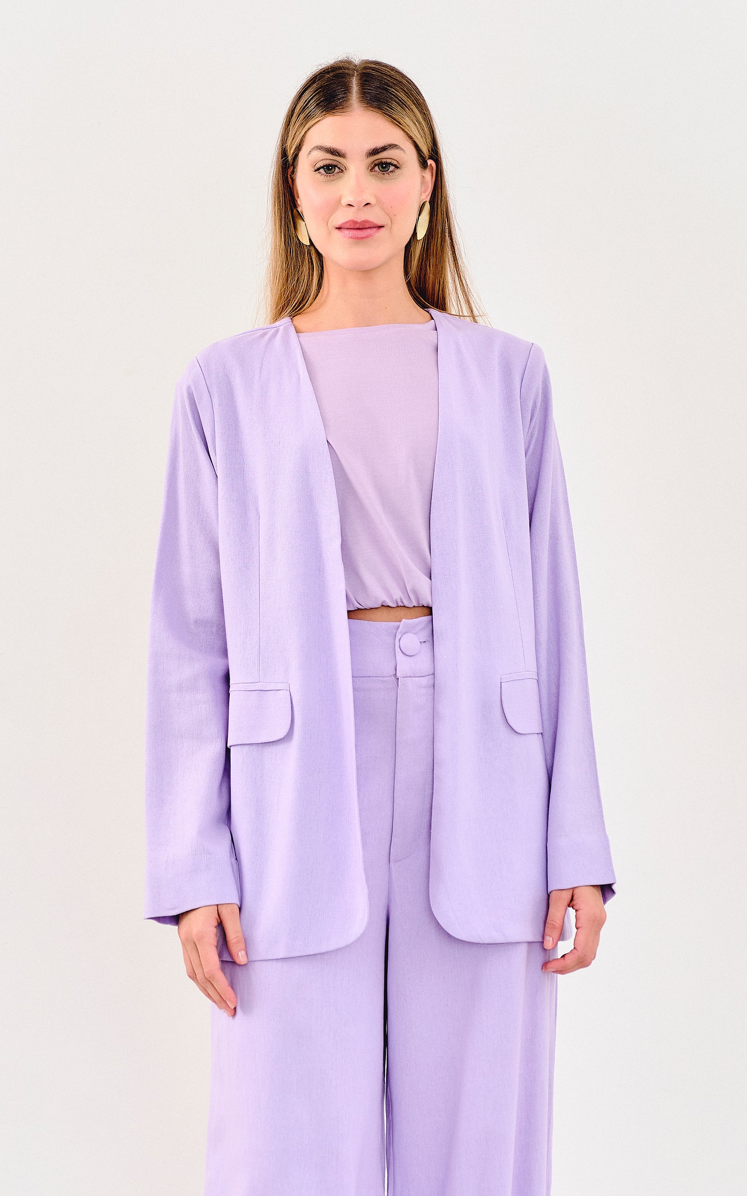 Blazer Lapela Cajueiro Lavanda