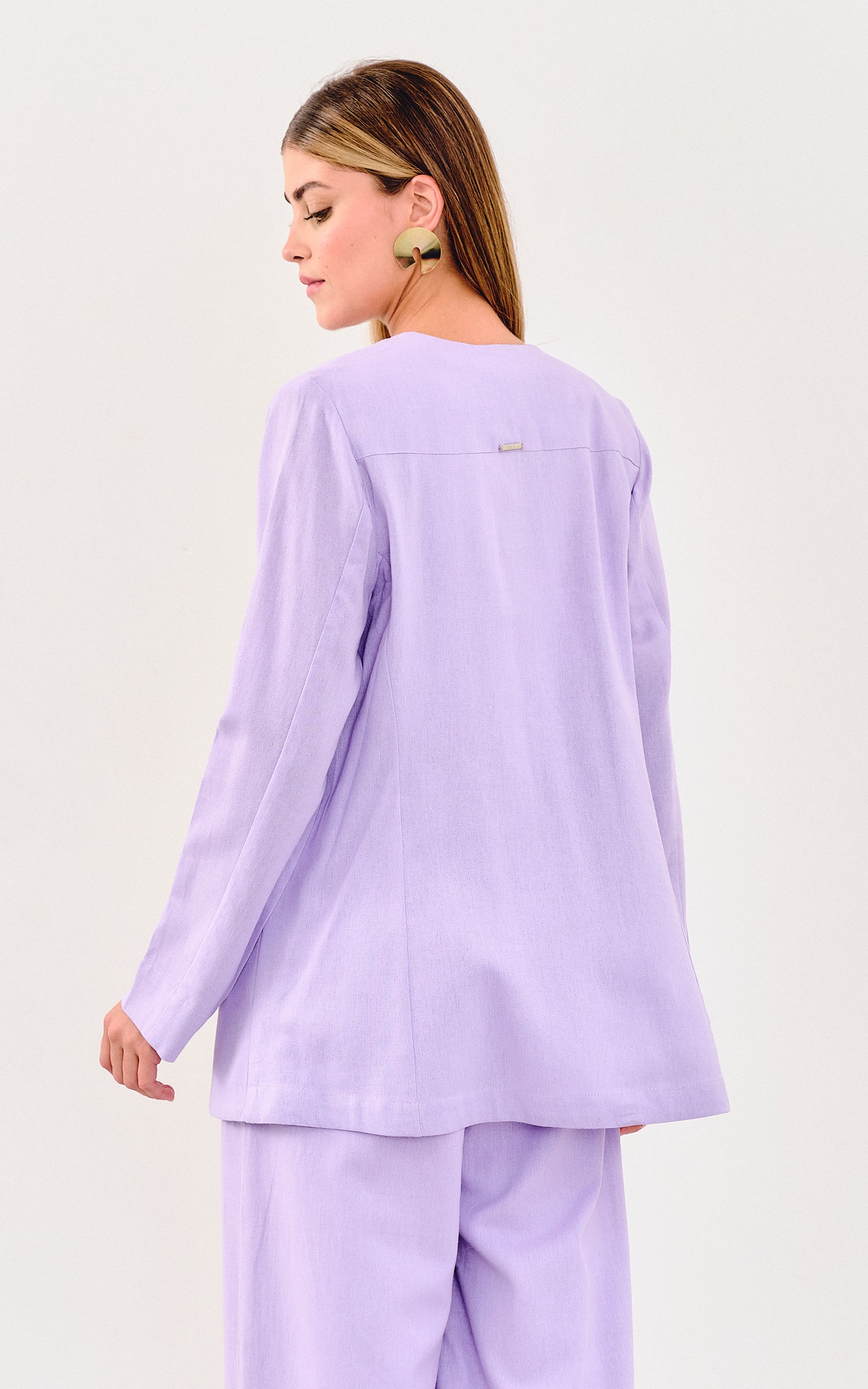Blazer Lapela Cajueiro Lavanda