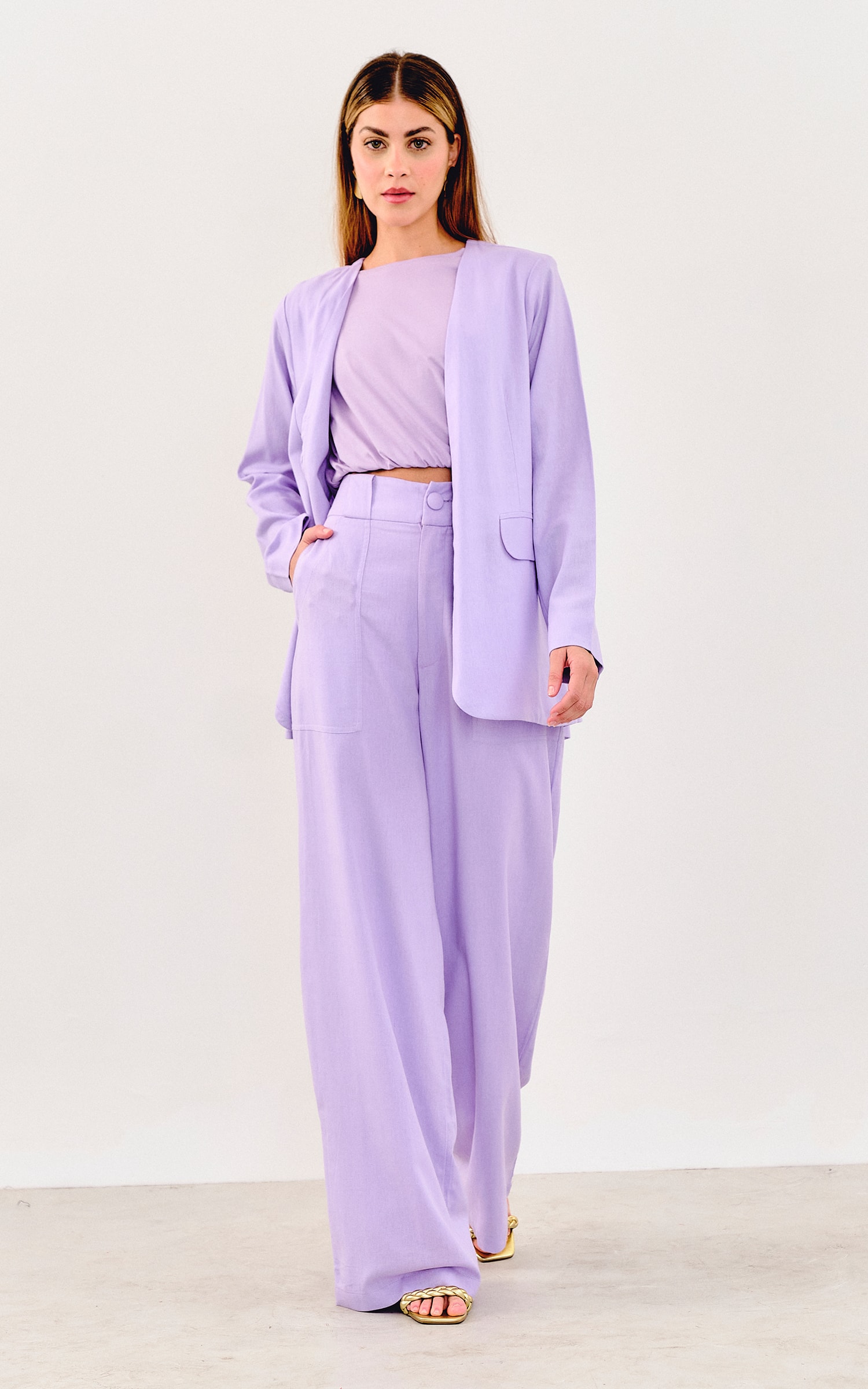 Blazer Lapela Cajueiro Lavanda