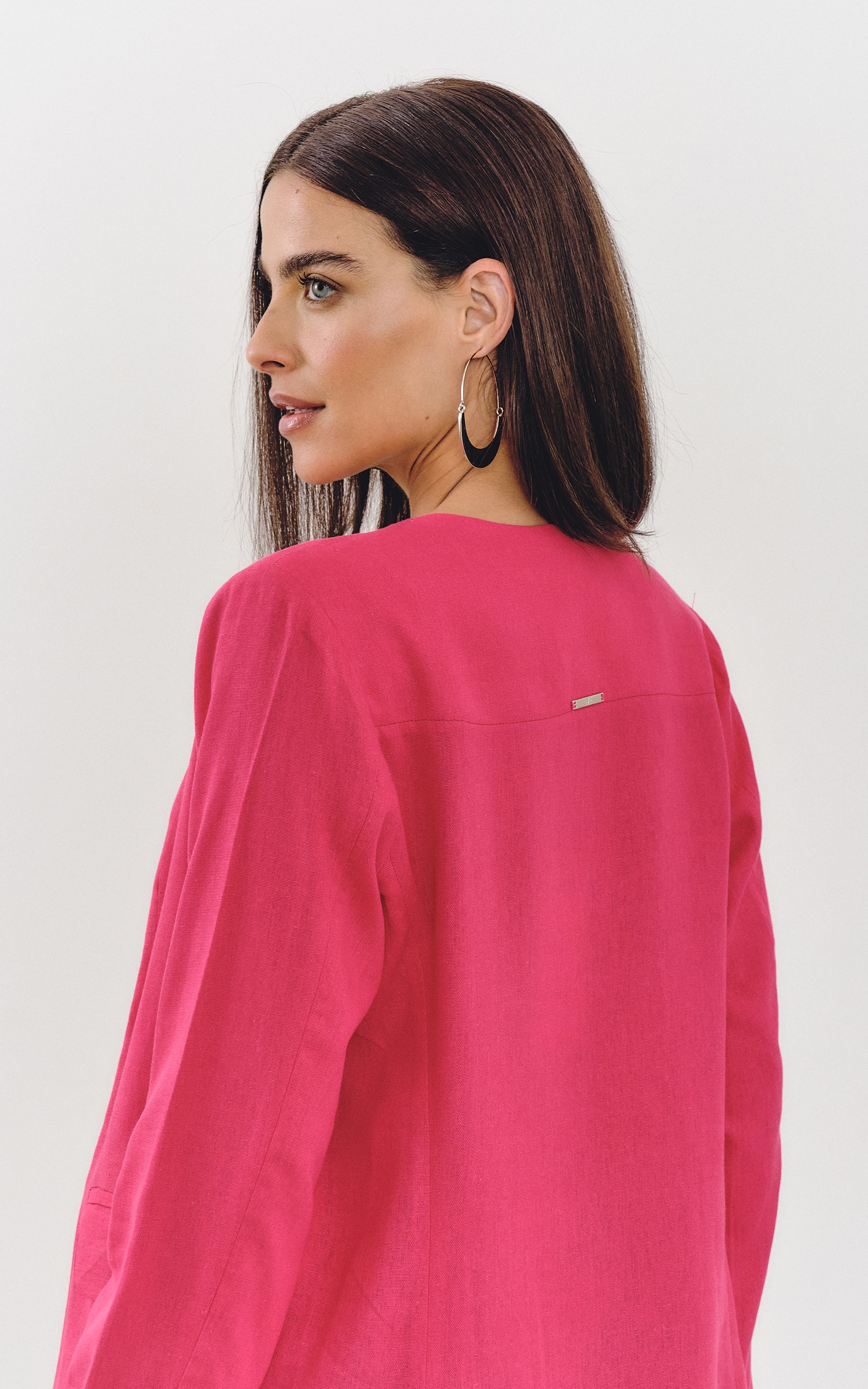Blazer Lapela Cajueiro Rosa