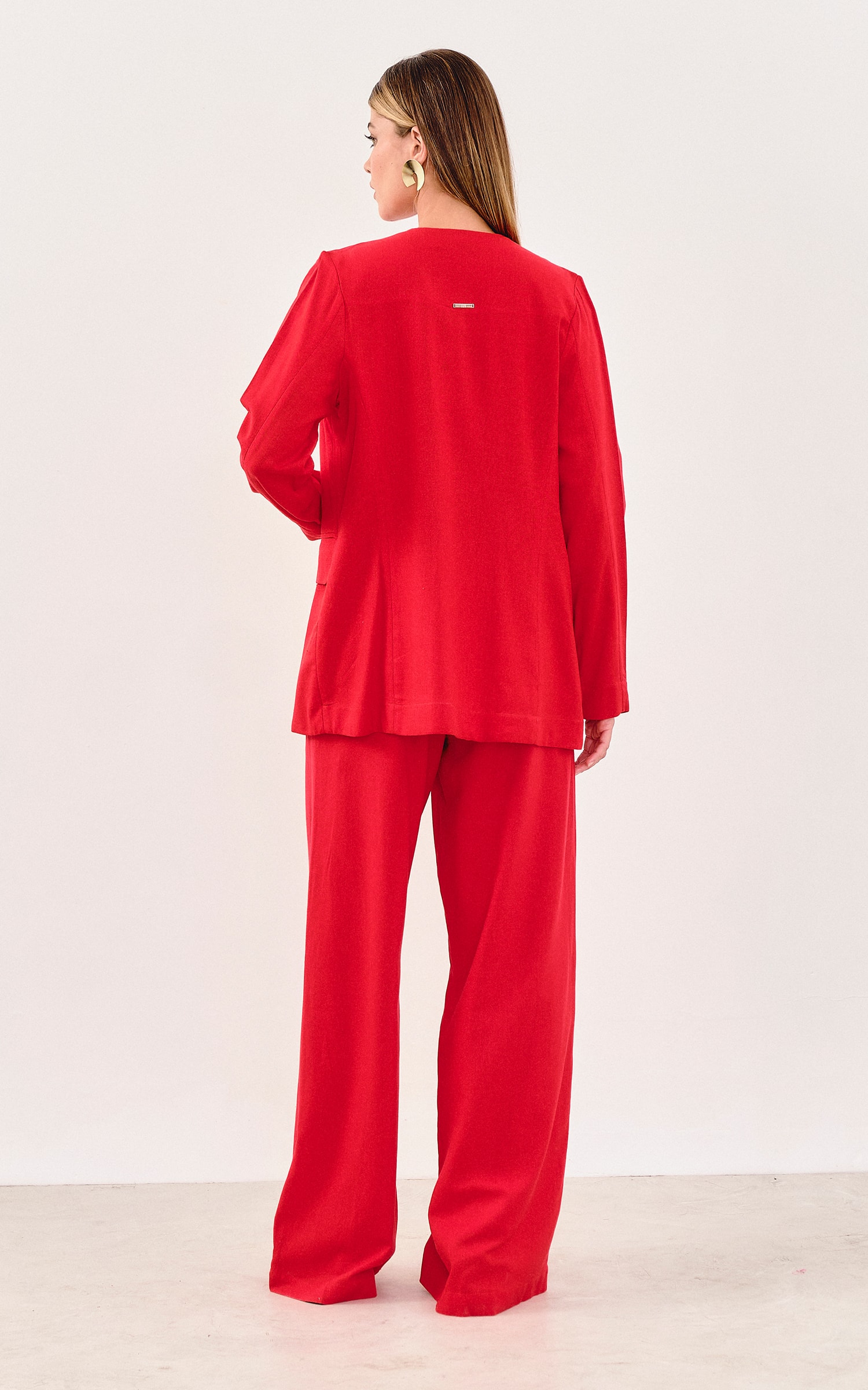 Blazer Lapela Cajueiro Vermelho