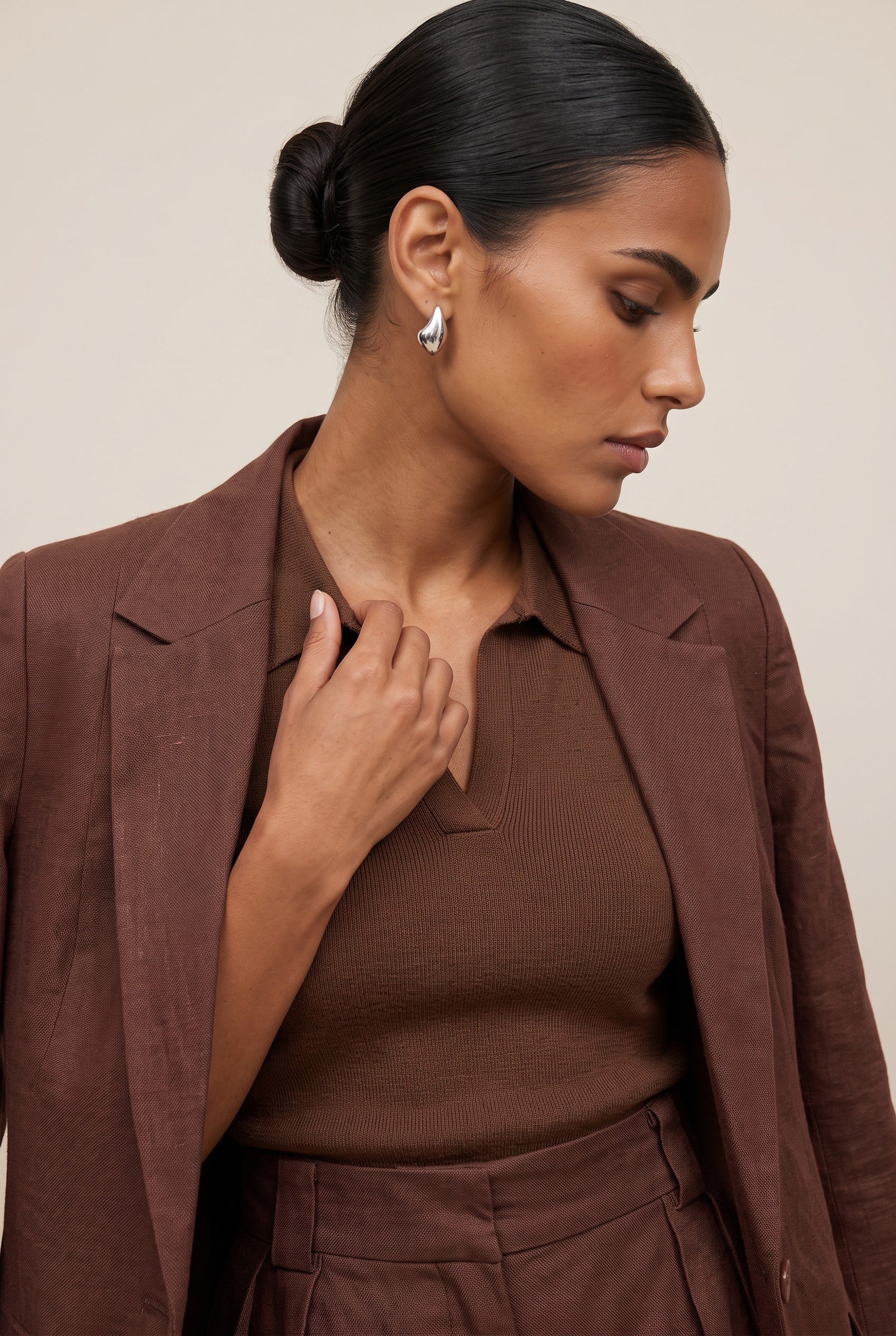 Blazer Linho Lust Chocolate