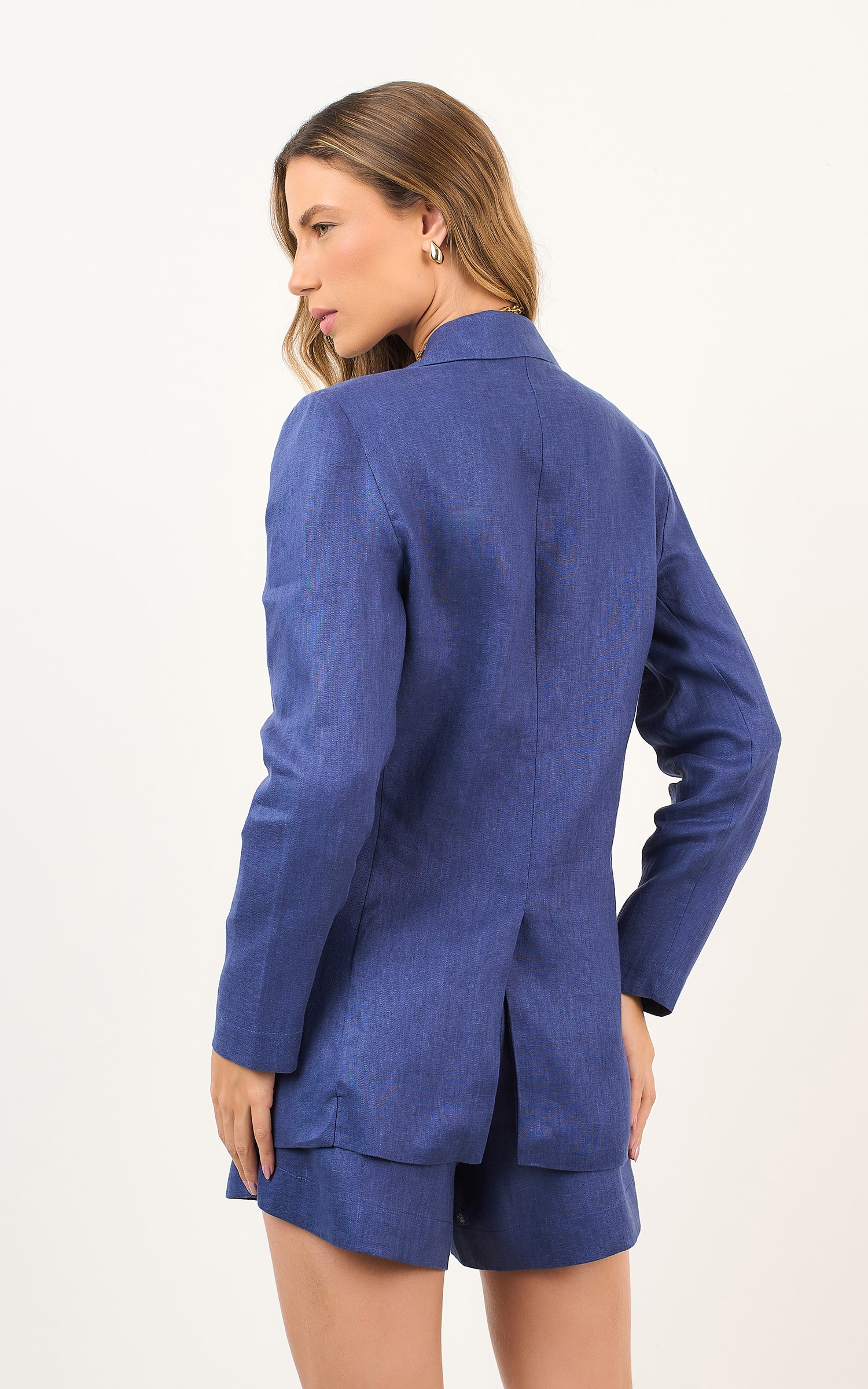 Blazer Linho Mam Marinho