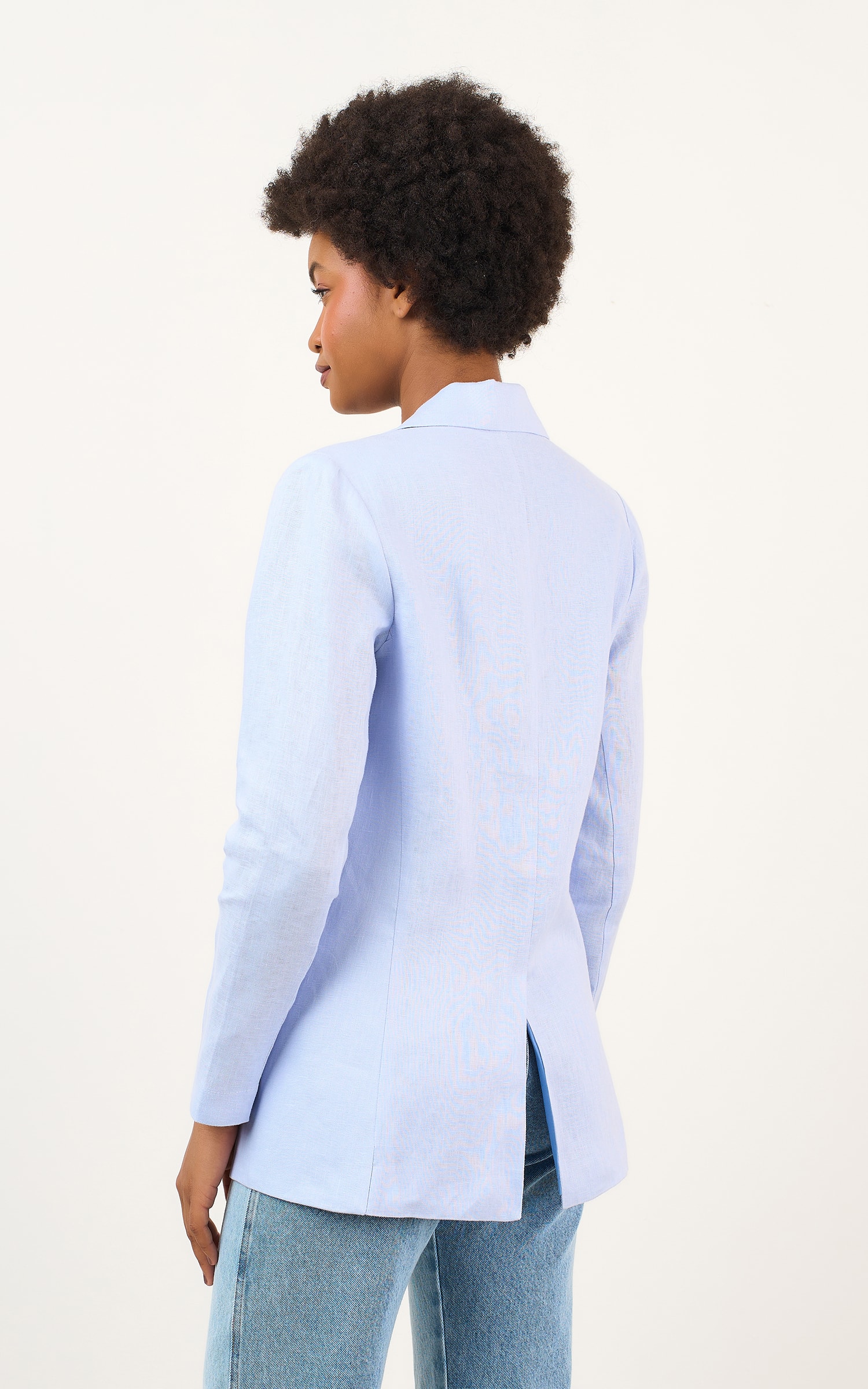 Blazer Linho Mam Nuvem