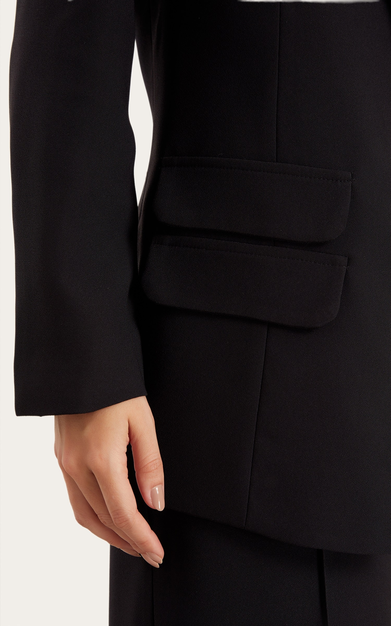 Blazer Living Detalhe Lapela Preto