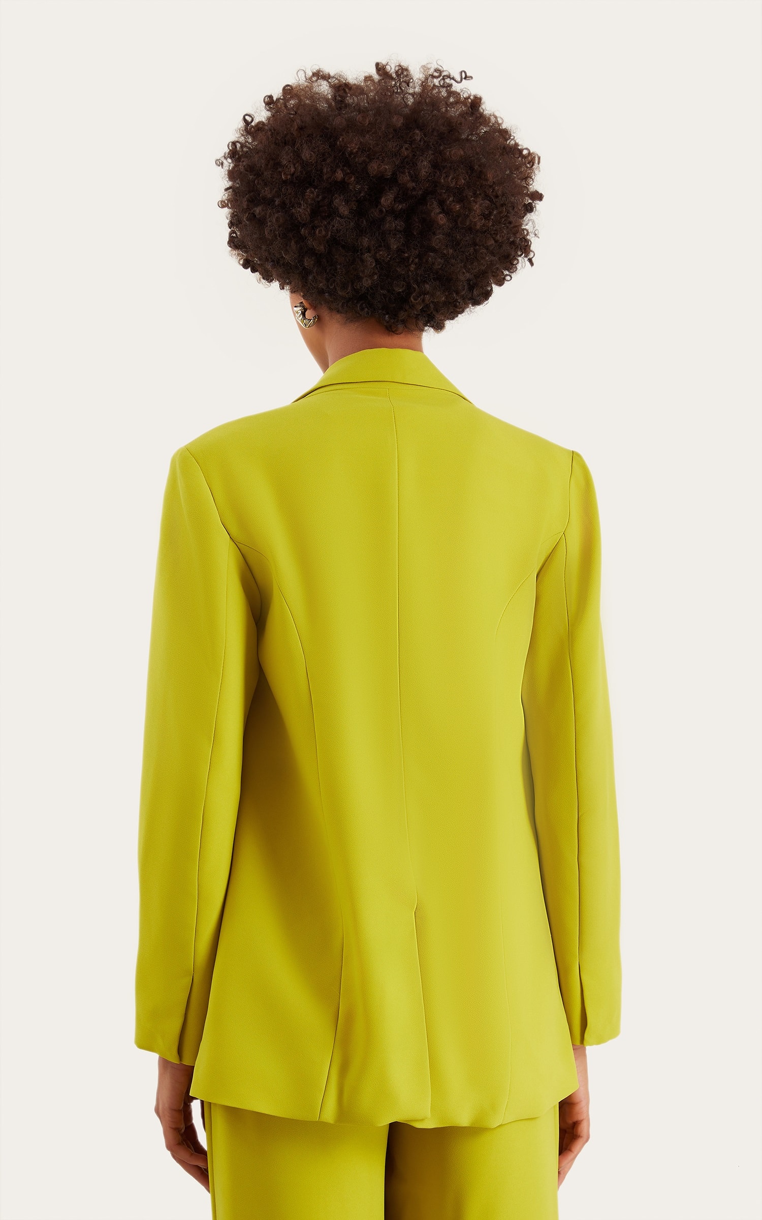 Blazer Living Detalhe Lapela Verde Oliva