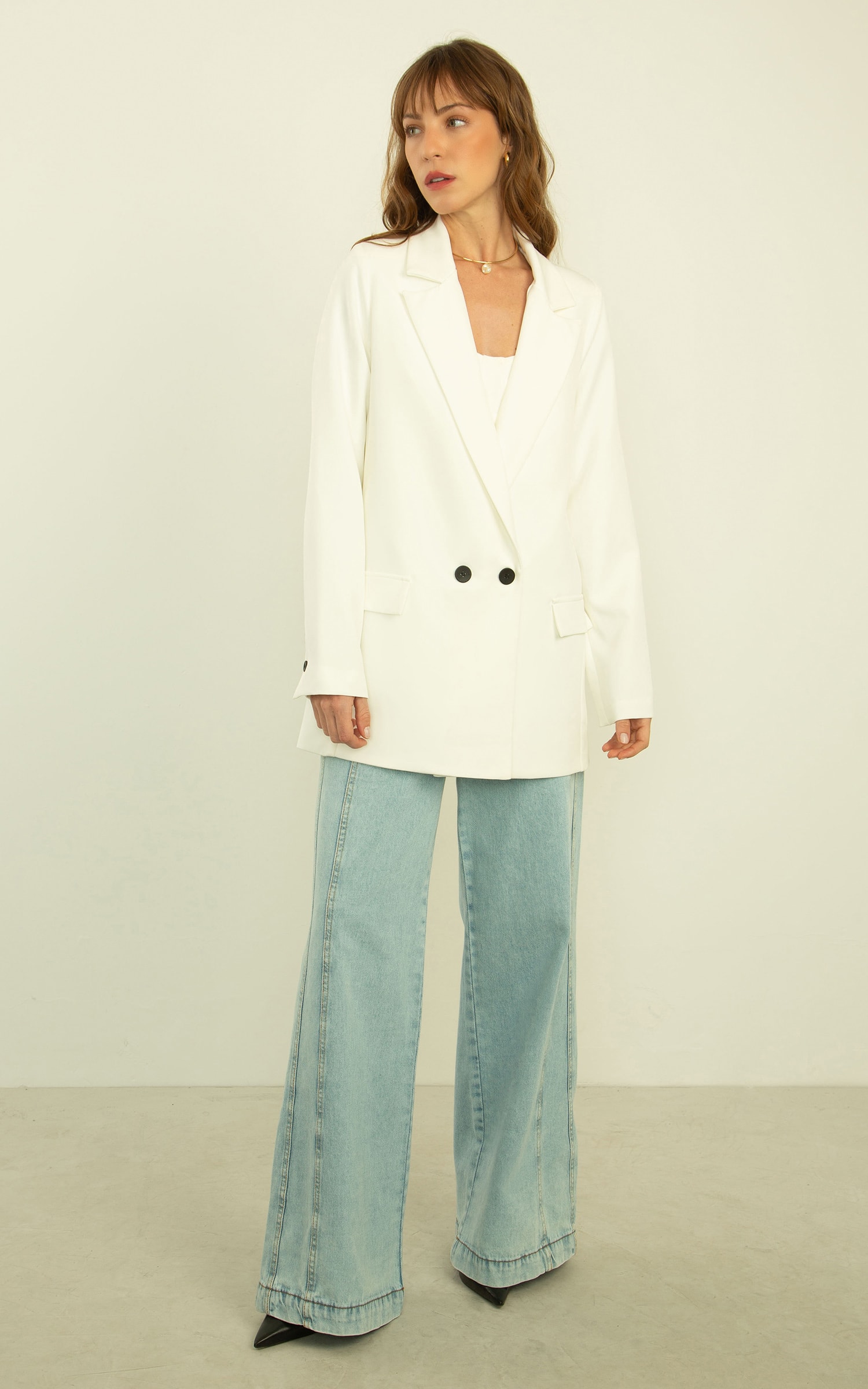Blazer London Alfaiataria Off White
