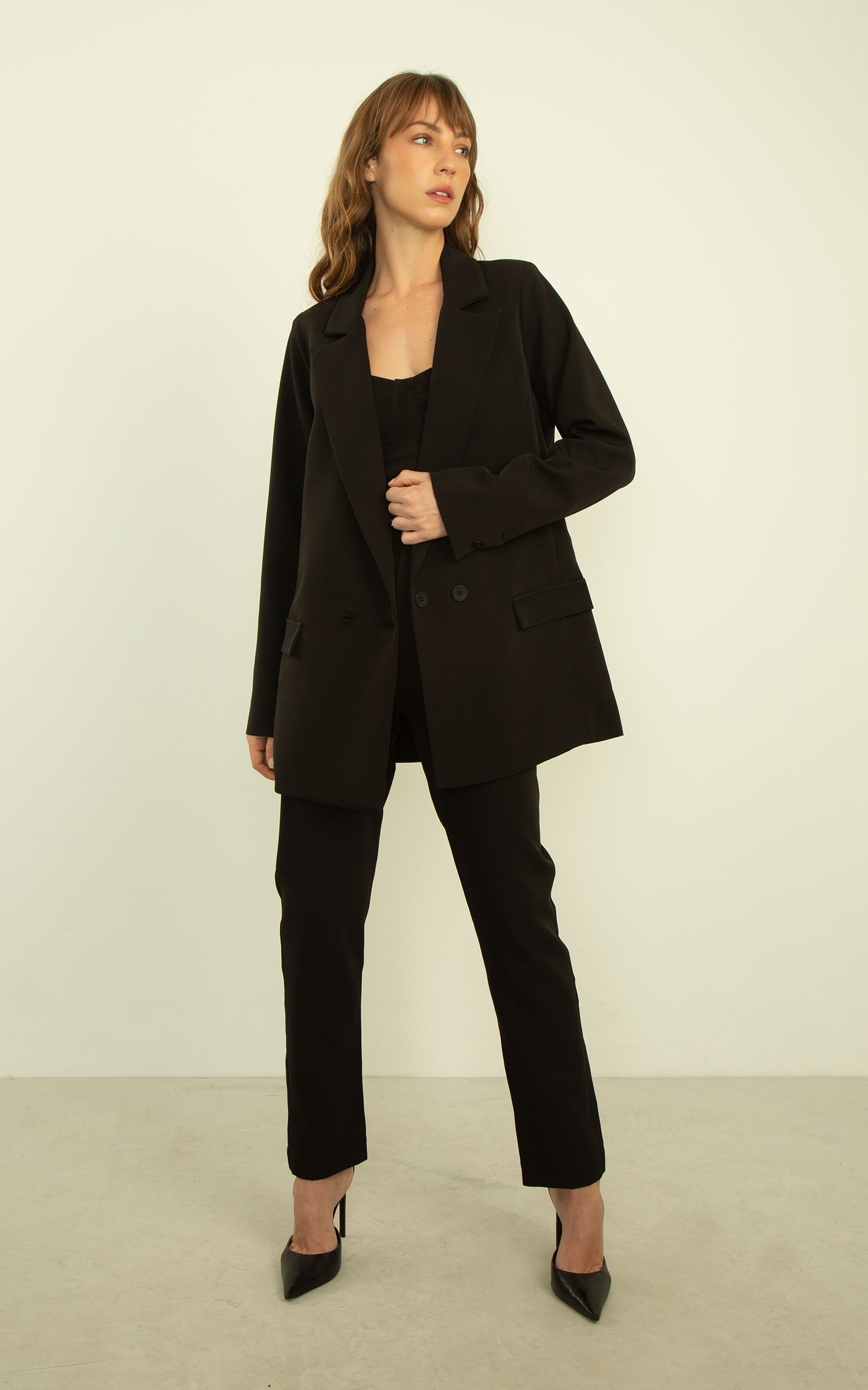 Blazer London Alfaiataria Preto