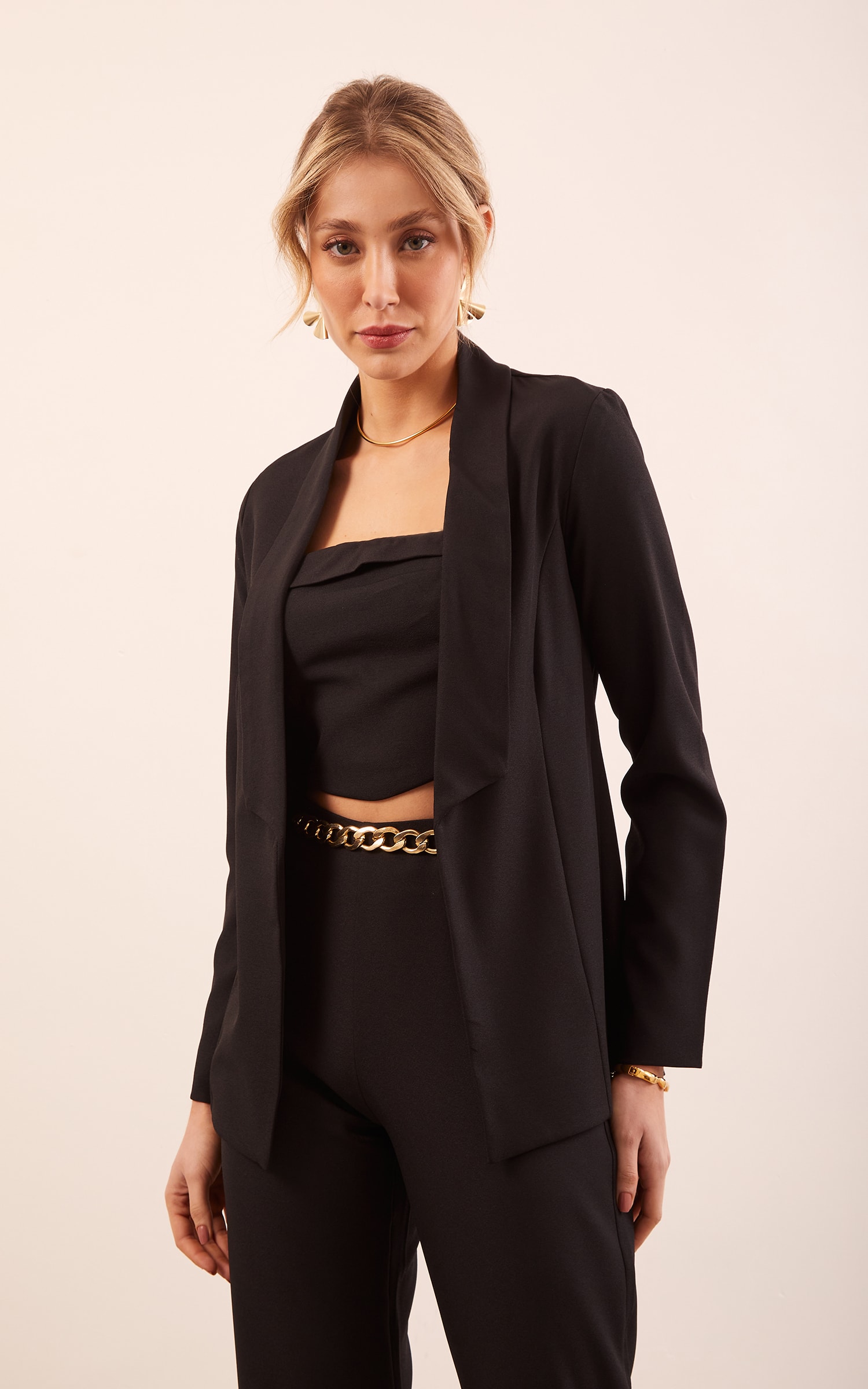 Blazer Moon Preto