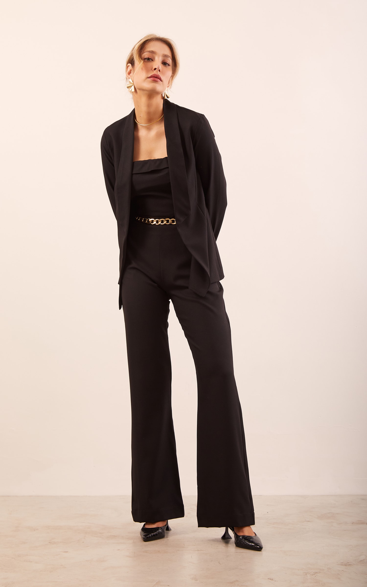 Blazer Moon Preto