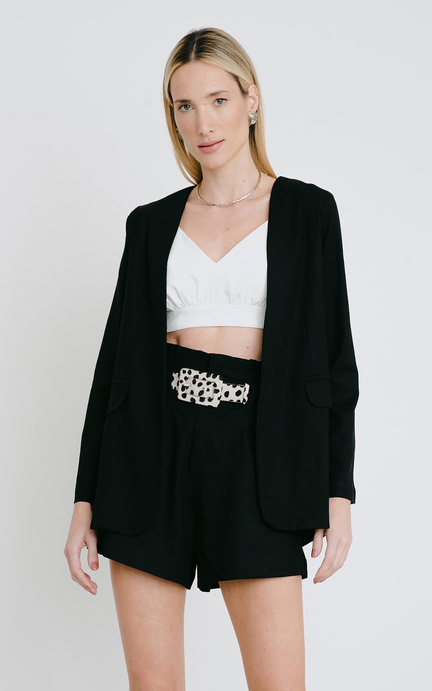 Blazer Neutro Preto