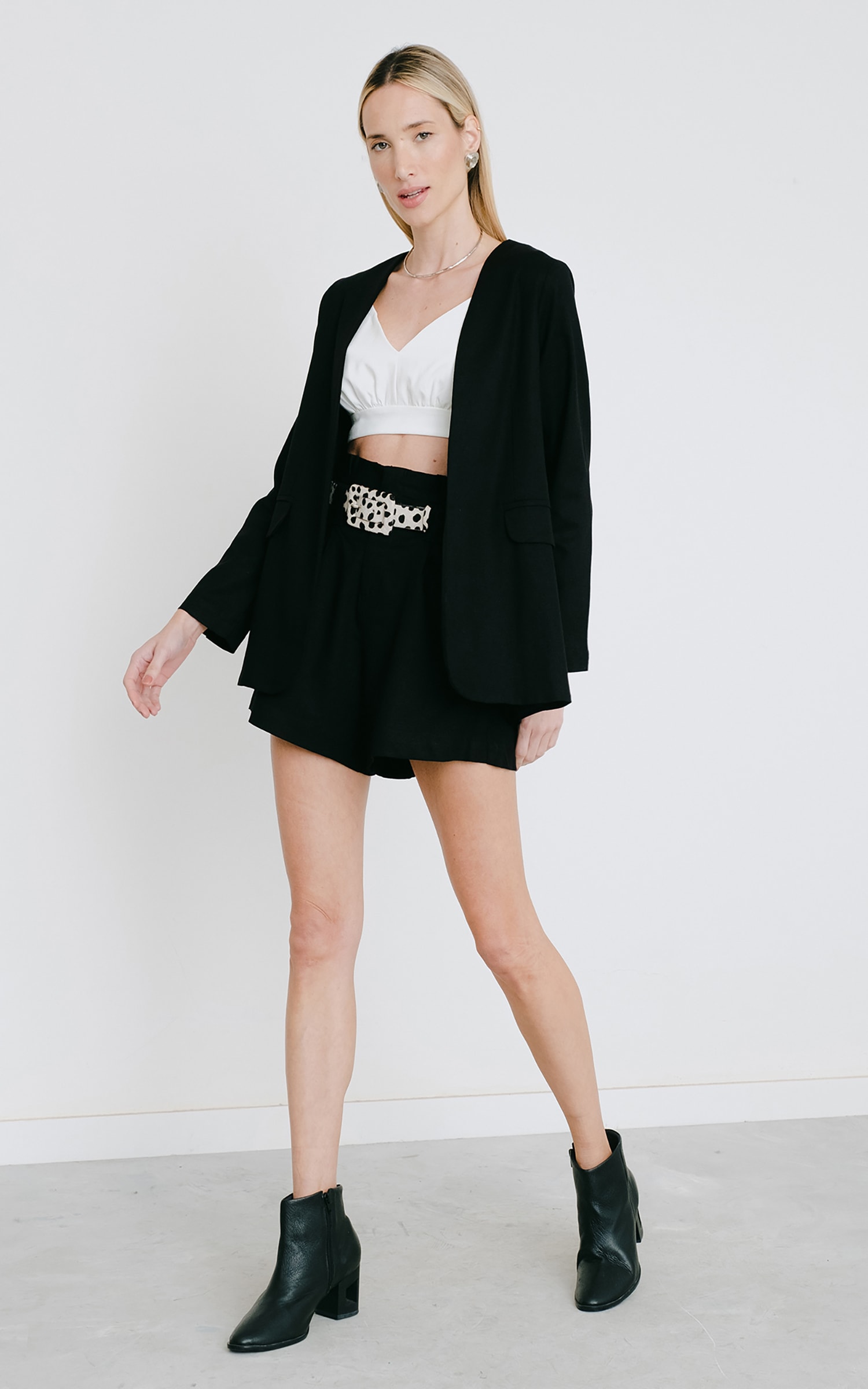 Blazer Neutro Preto