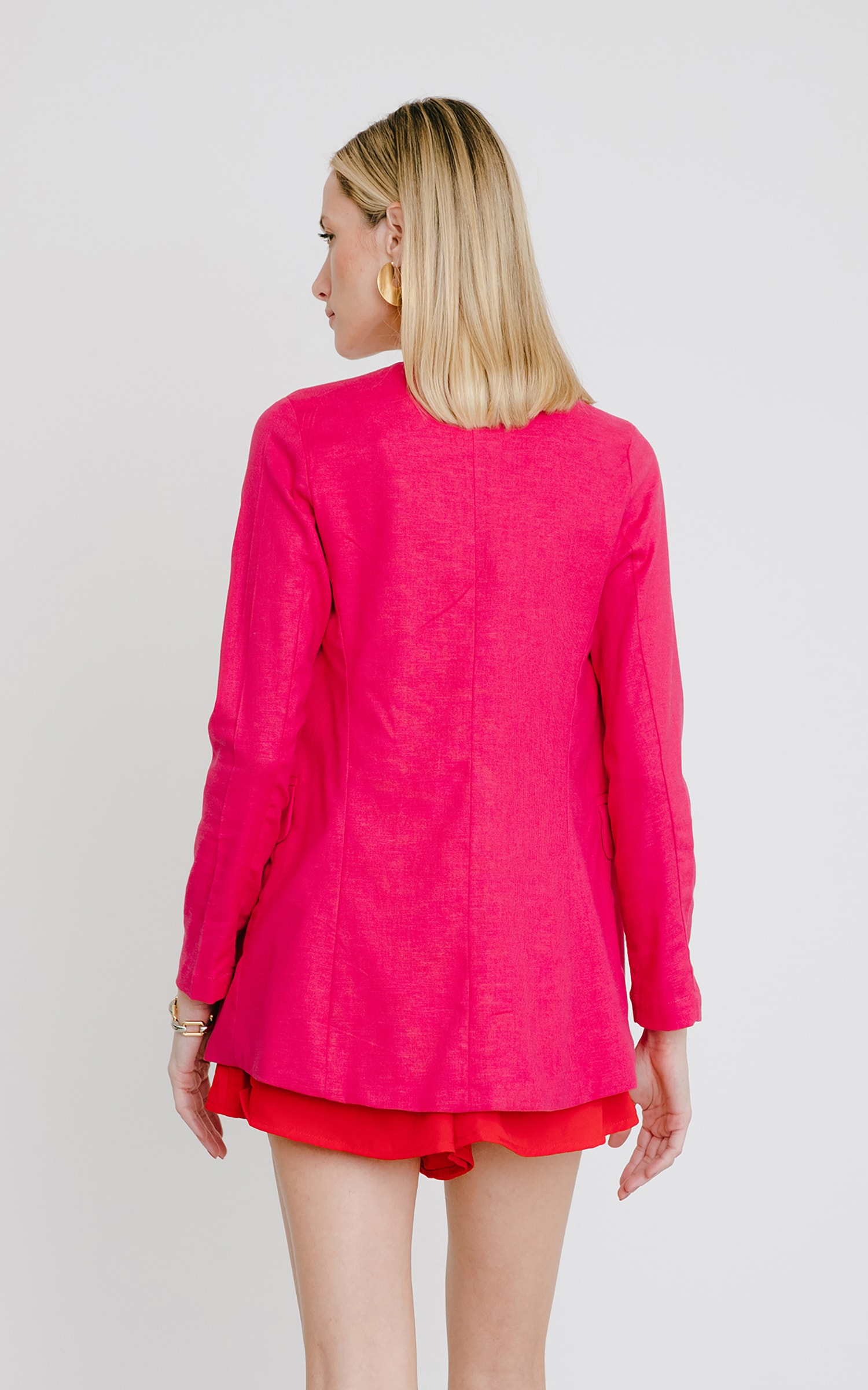 Blazer Neutro Rosa