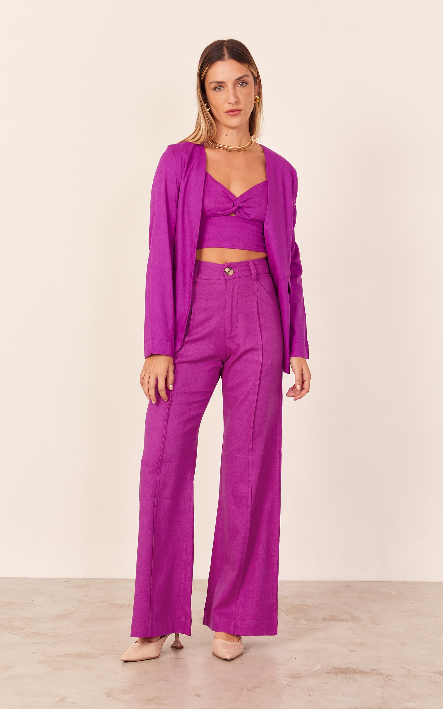 Blazer Origem Fúcsia