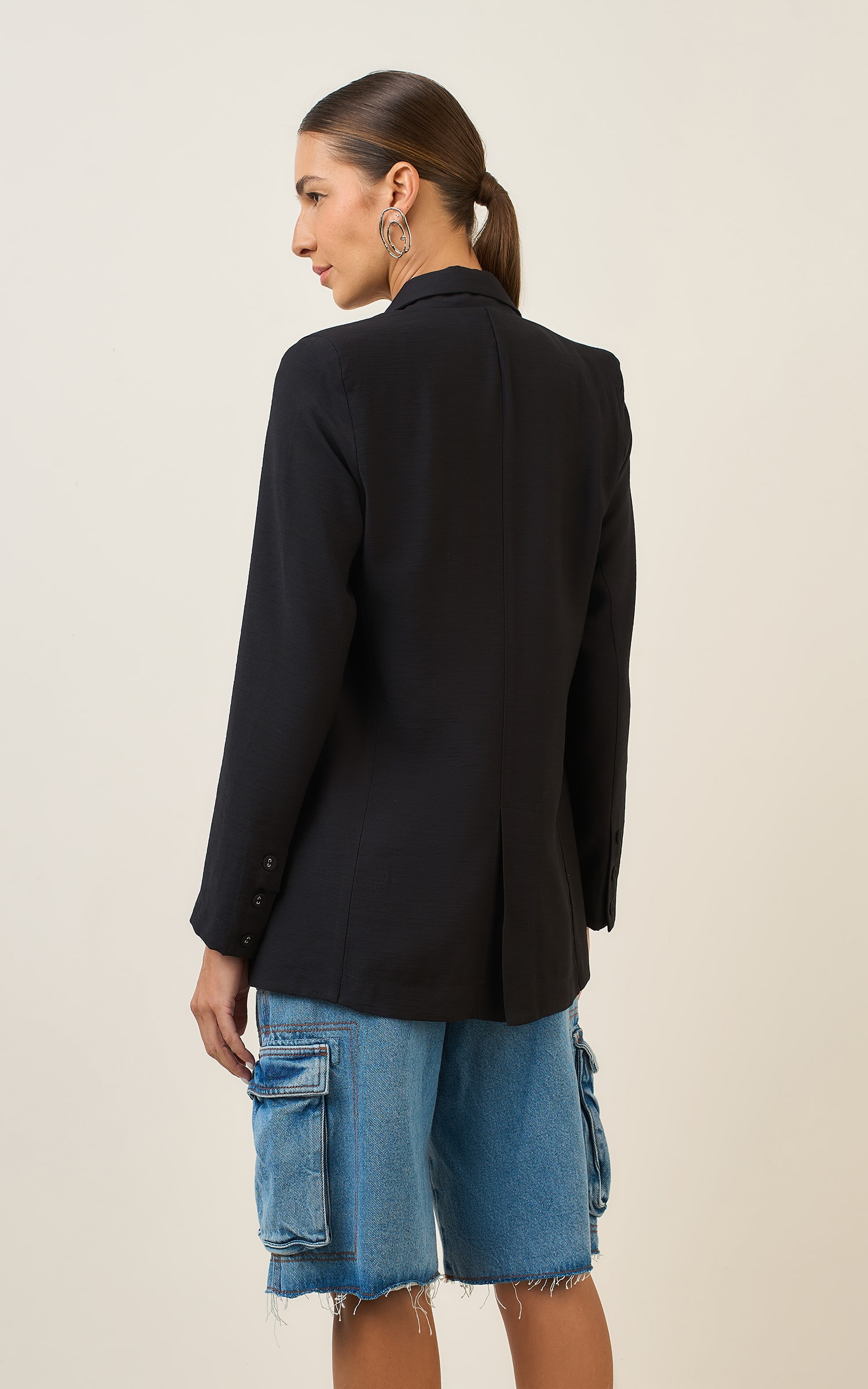 Blazer Print Preto