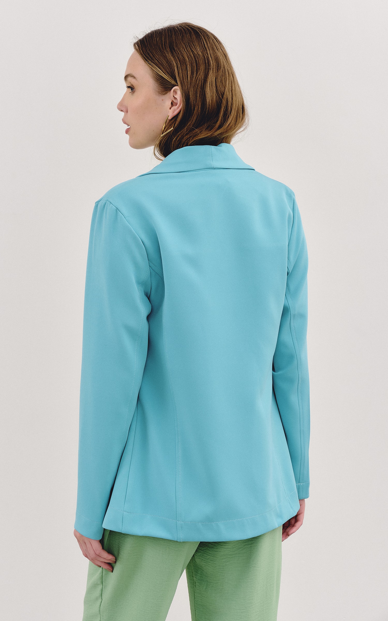 Blazer Prisma Turquesa
