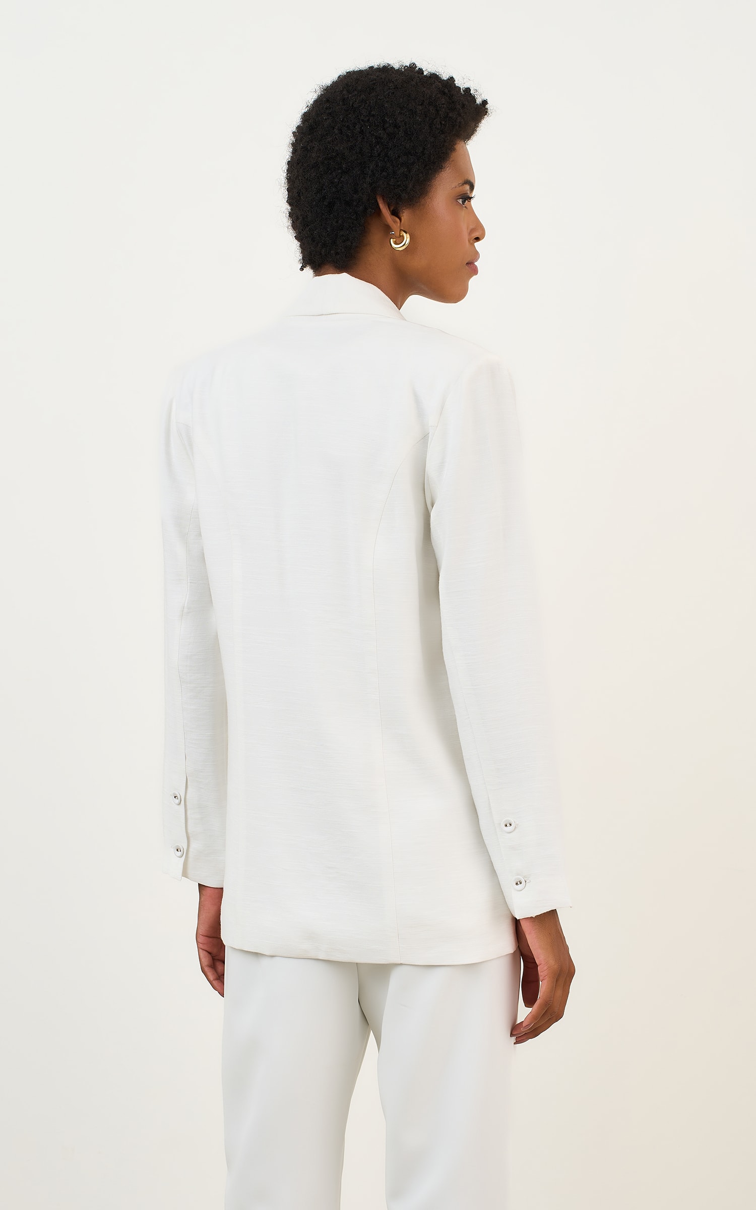 Blazer Reto Amaranto Off White