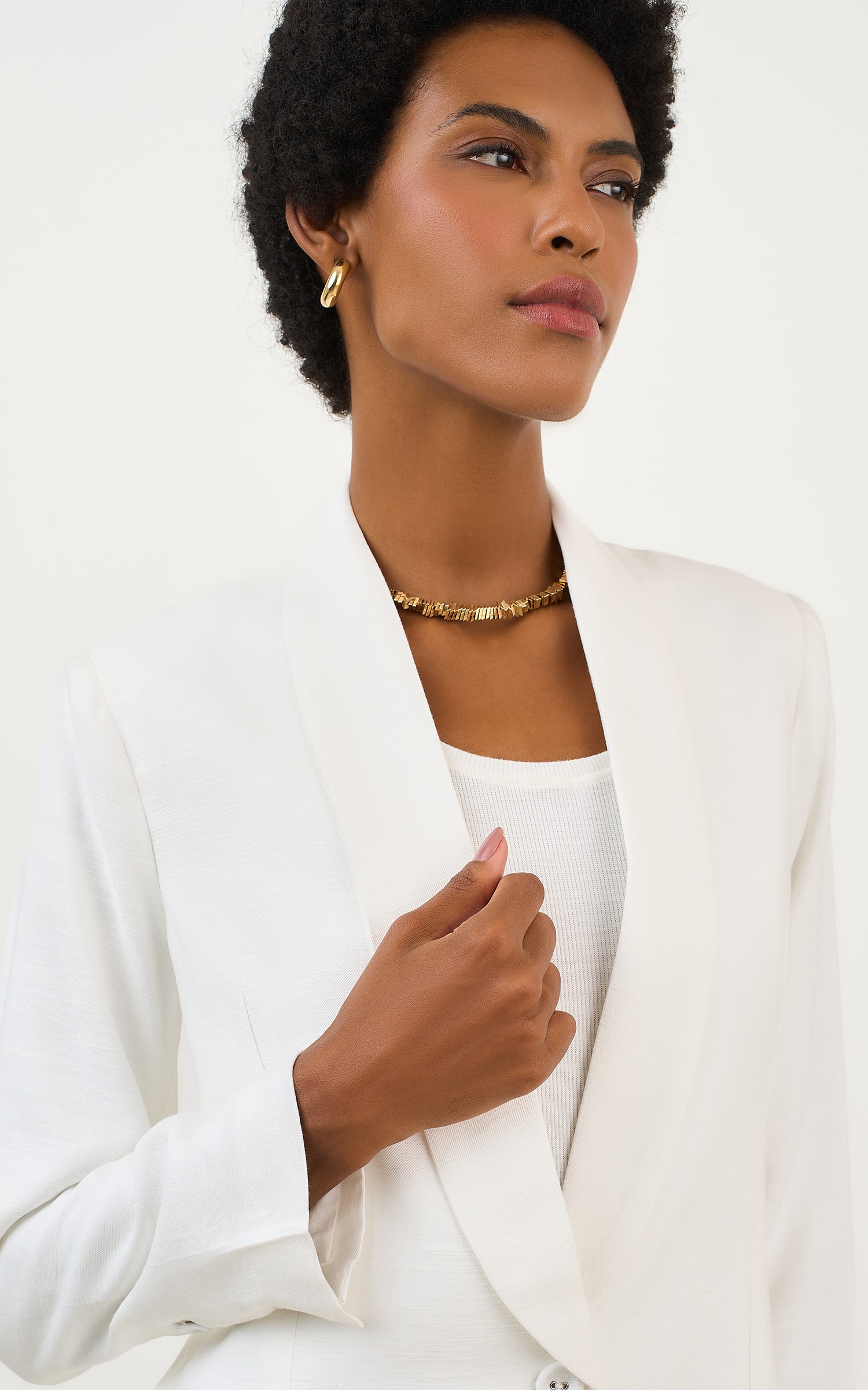 Blazer Reto Amaranto Off White